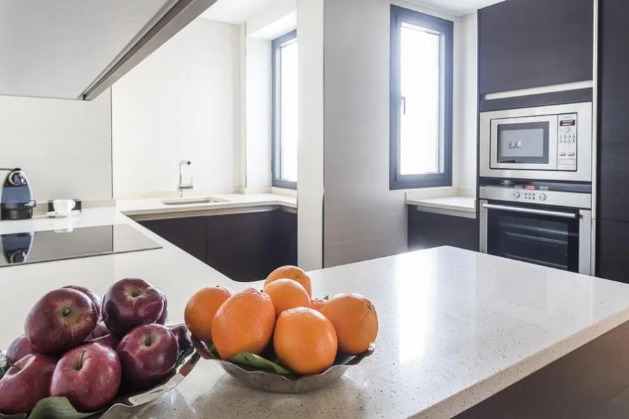Kitchen or kitchenette in Majestic Hotel & Spa Barcelona GL