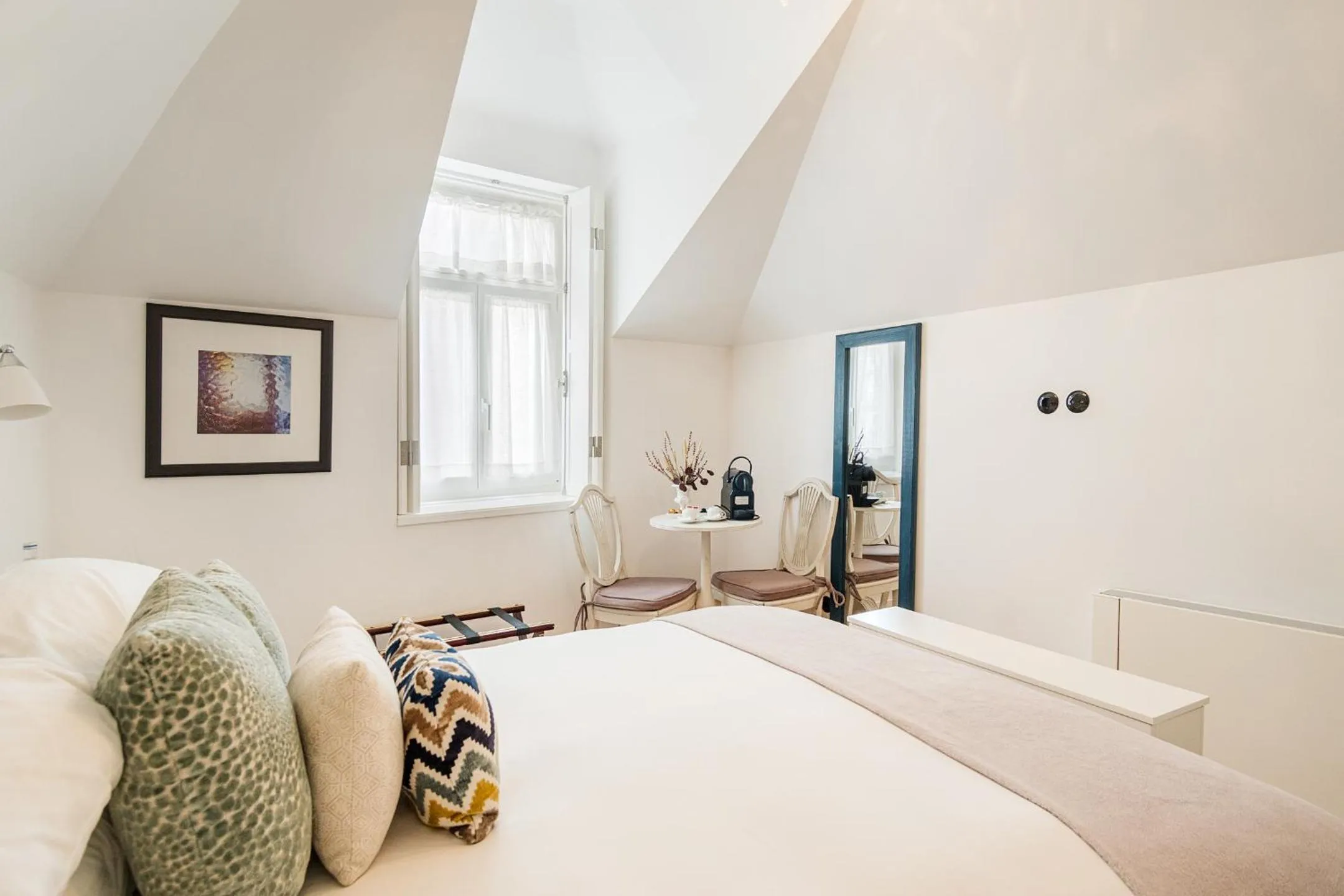 Bed in 1872 River House by Olivia