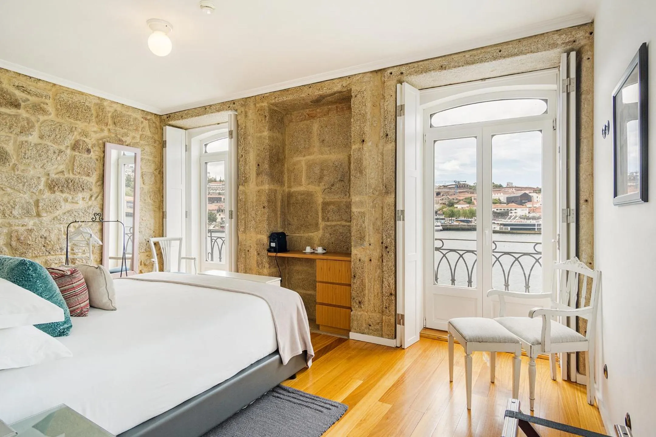 Bed in 1872 River House by Olivia