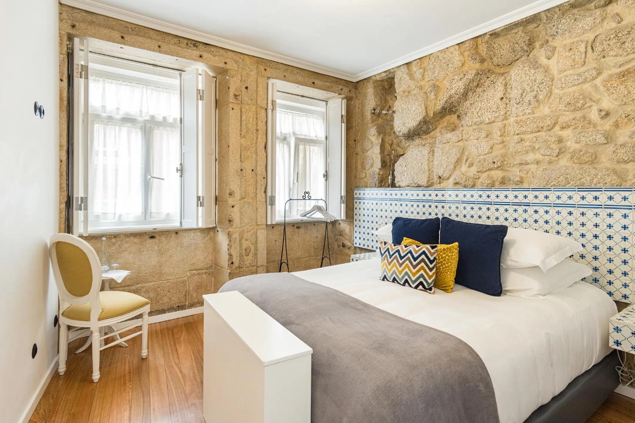 Bed in 1872 River House by Olivia