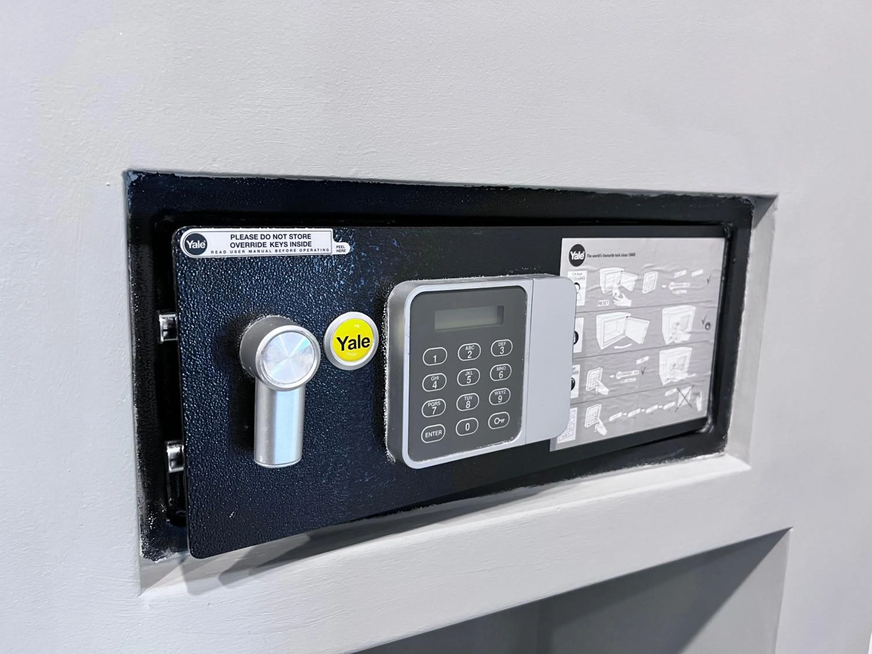 safe in Le Porte luxury apartment