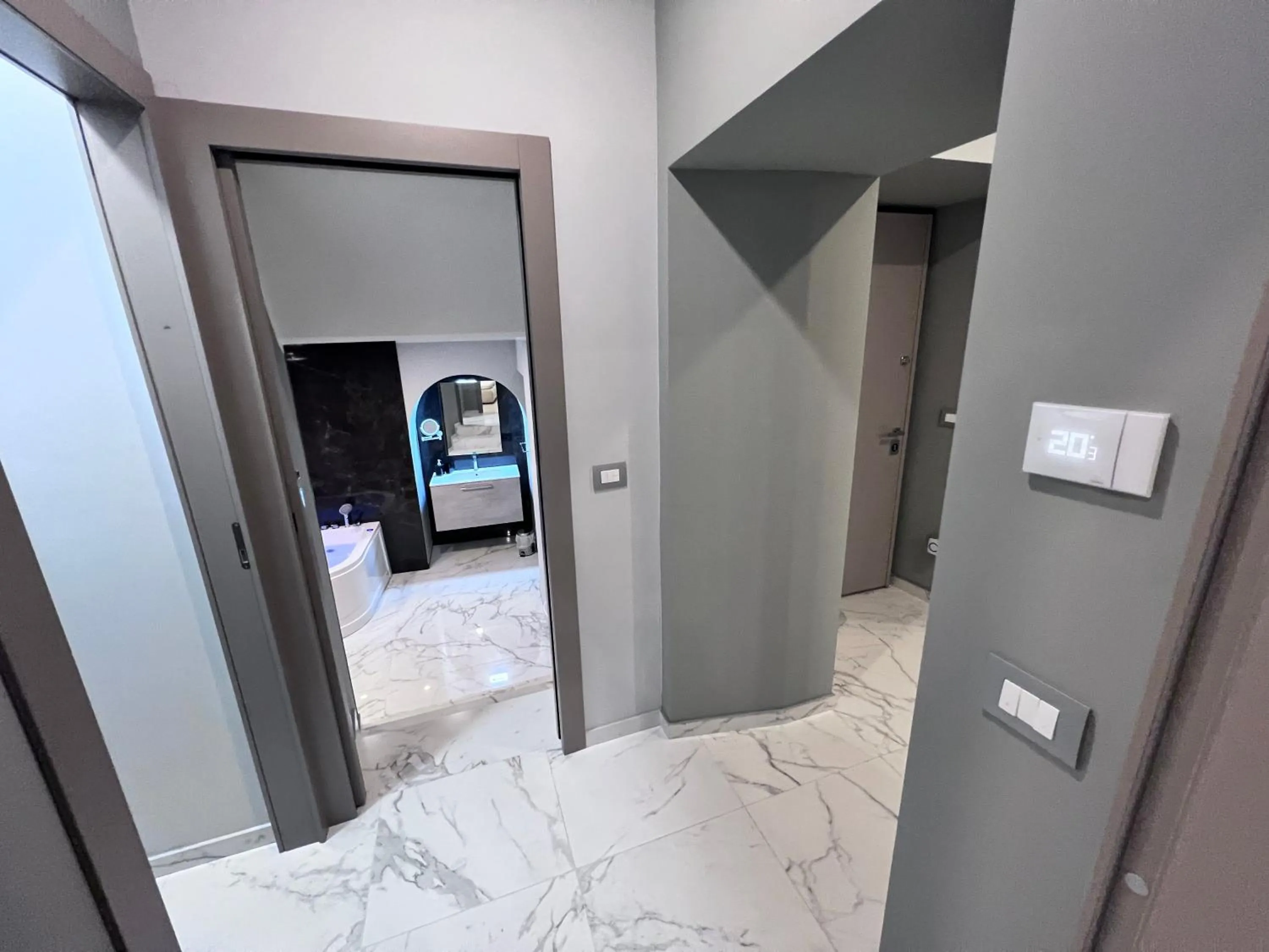 Bathroom in Le Porte luxury apartment