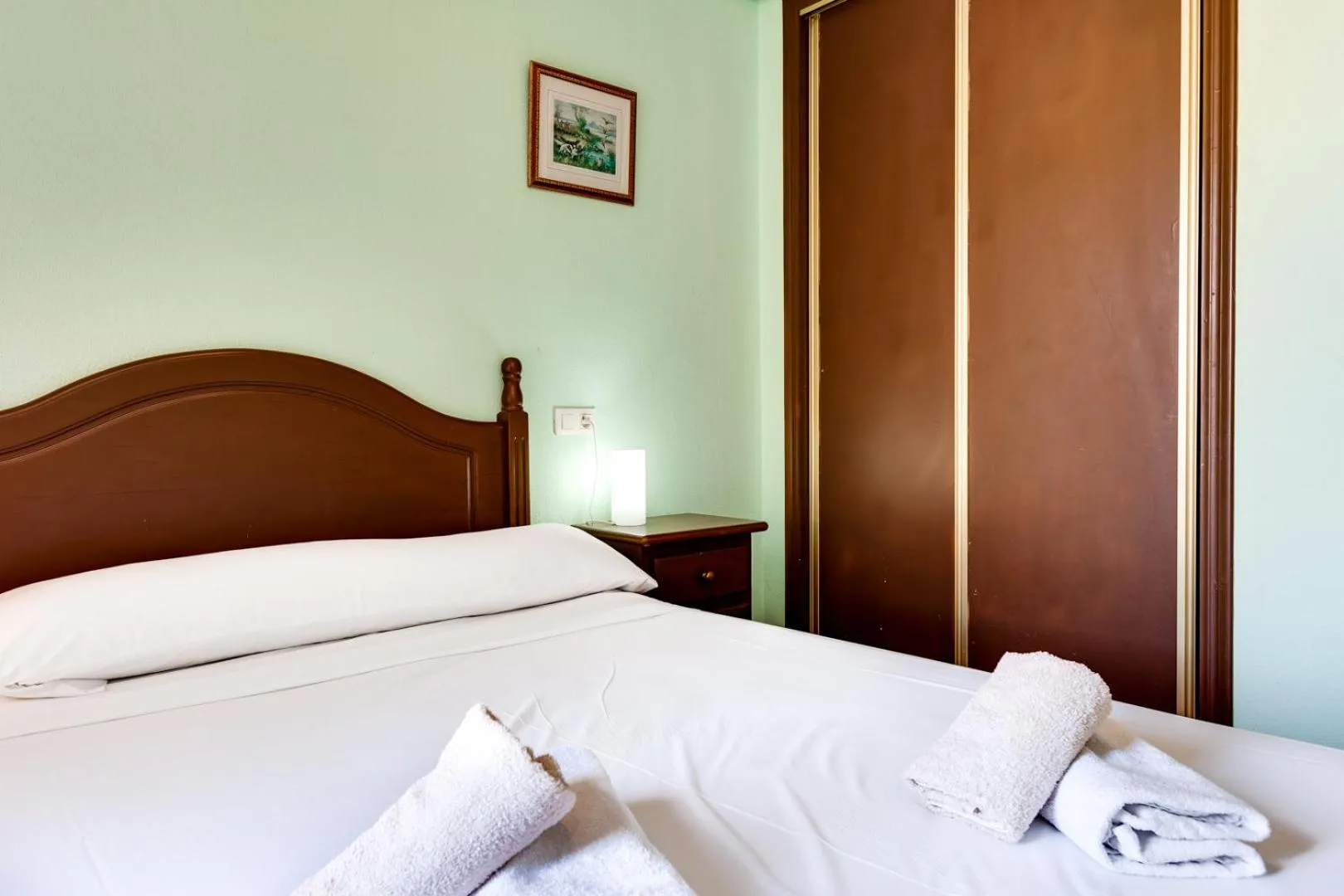 Bed in Laguna Salada Hotel Apartamento