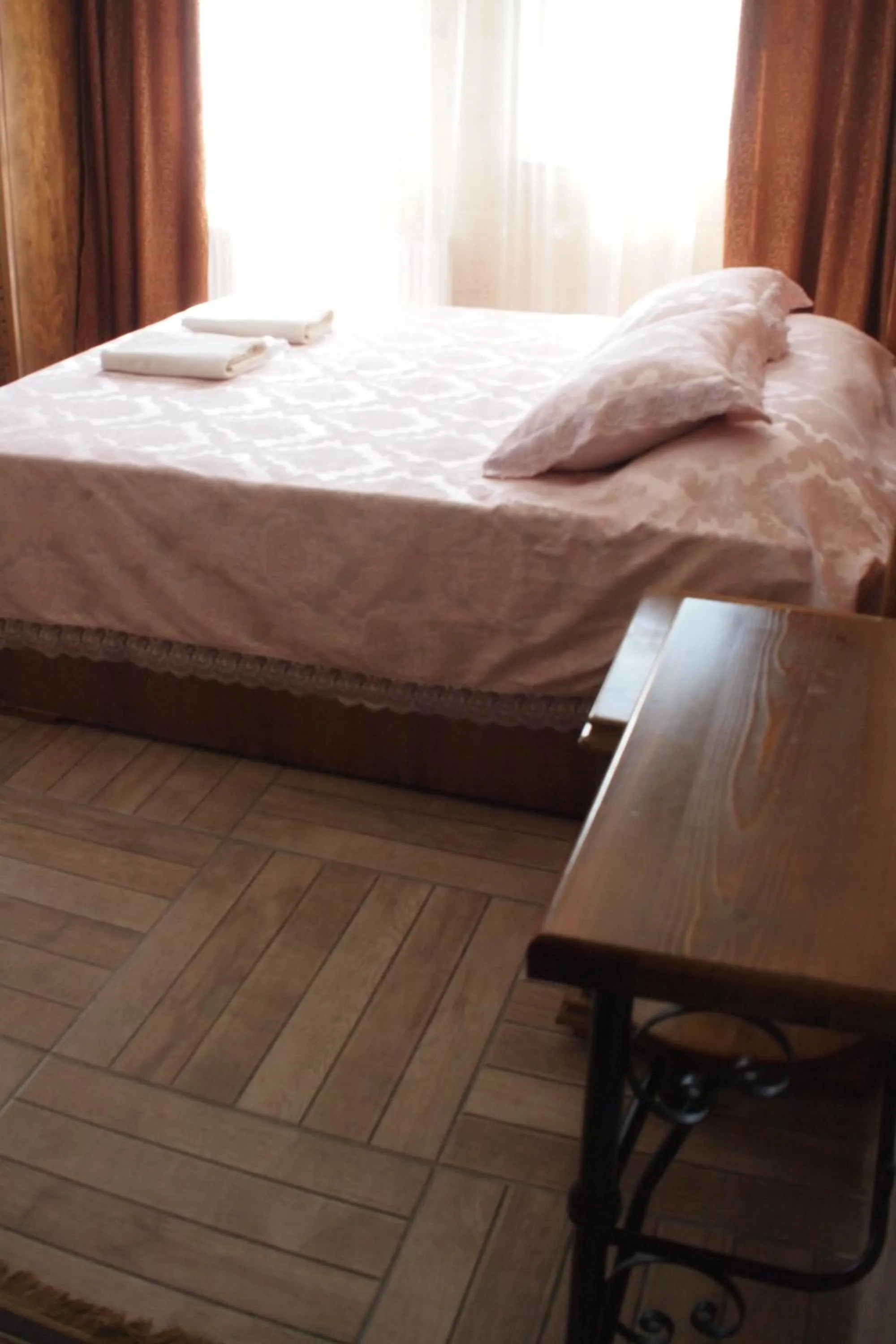 Bed in Emre's Stone House