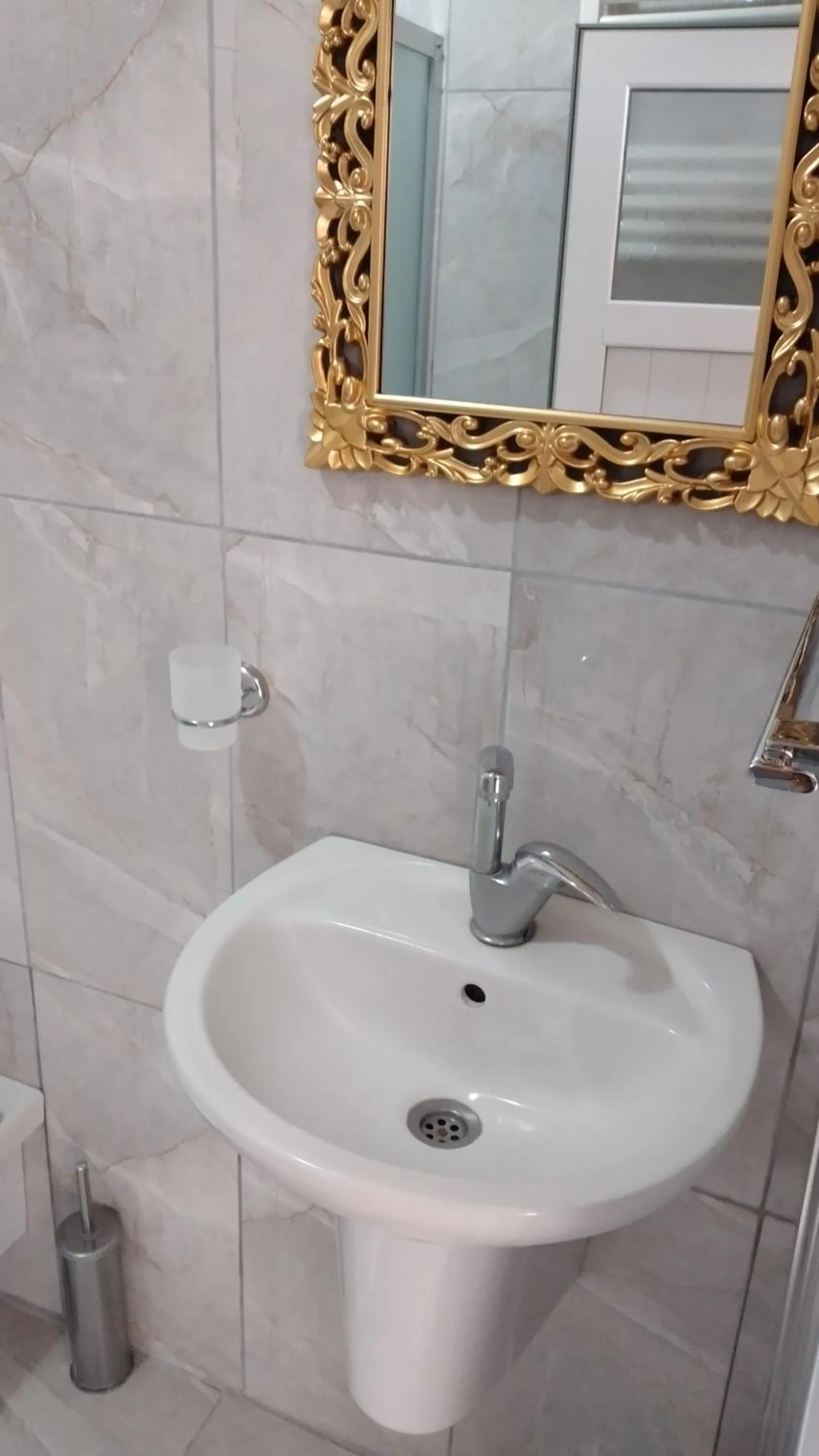 Bathroom in Emre's Stone House