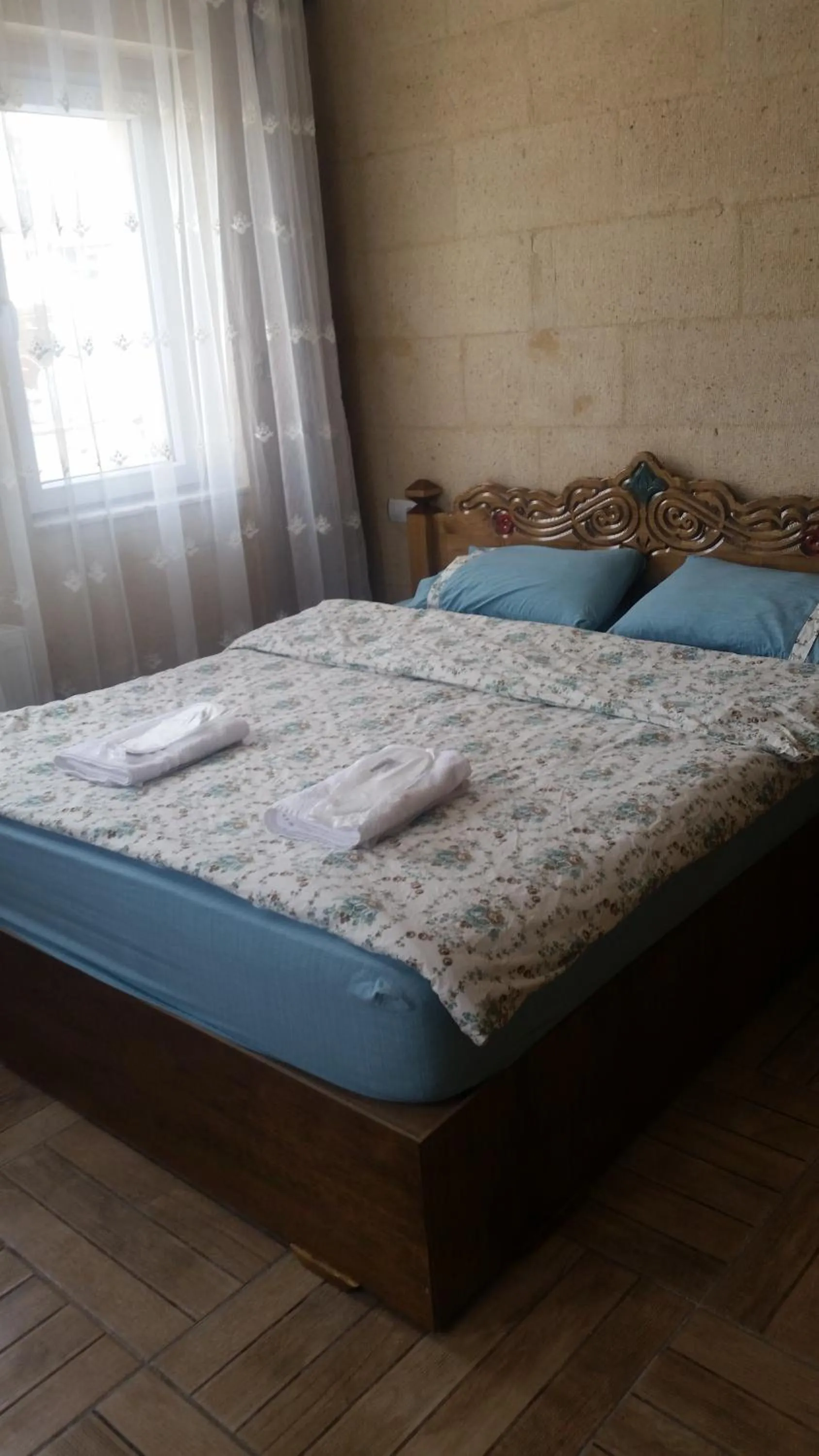 Bed in Emre's Stone House