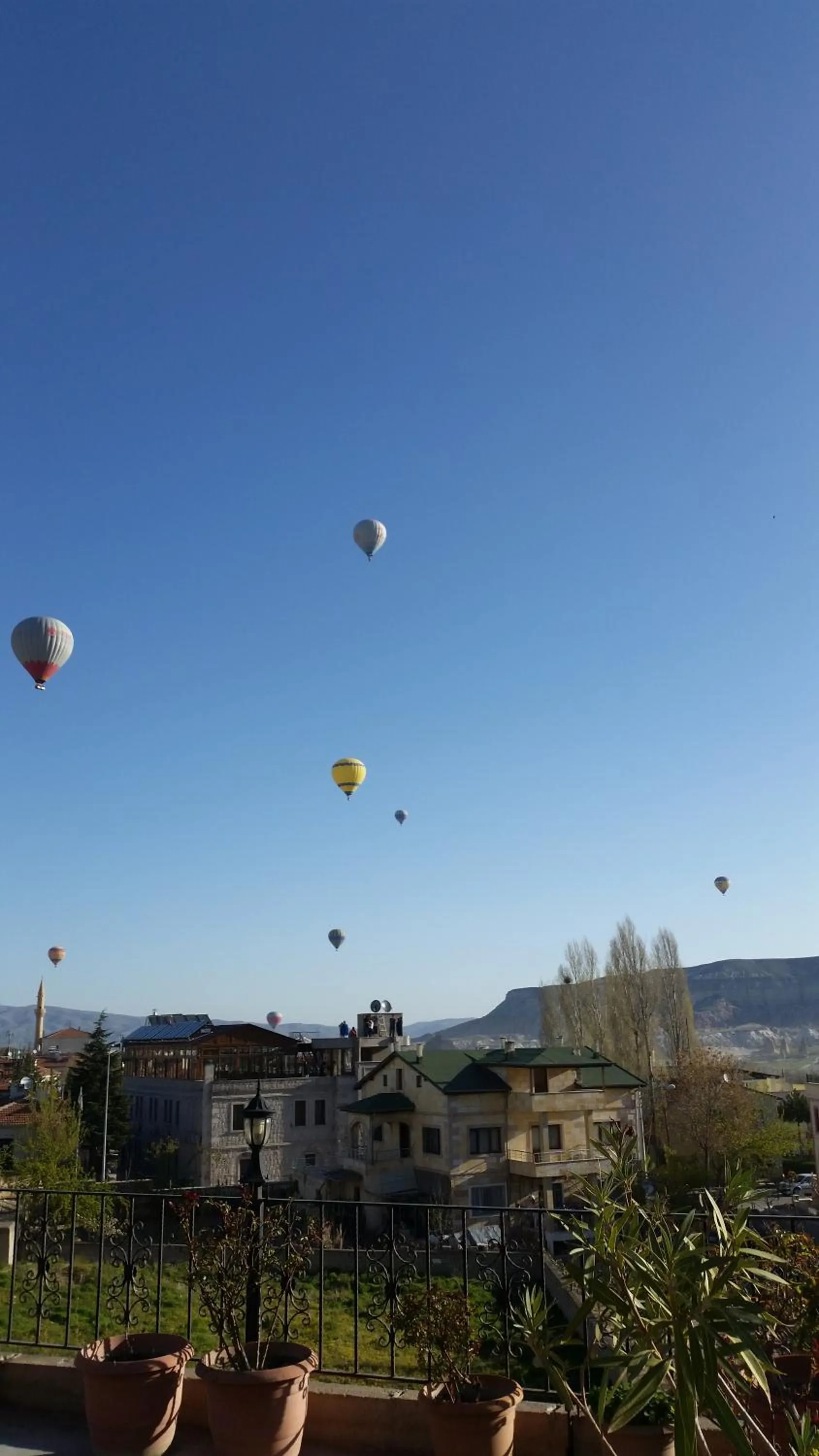 Balcony/Terrace in Emre's Stone House