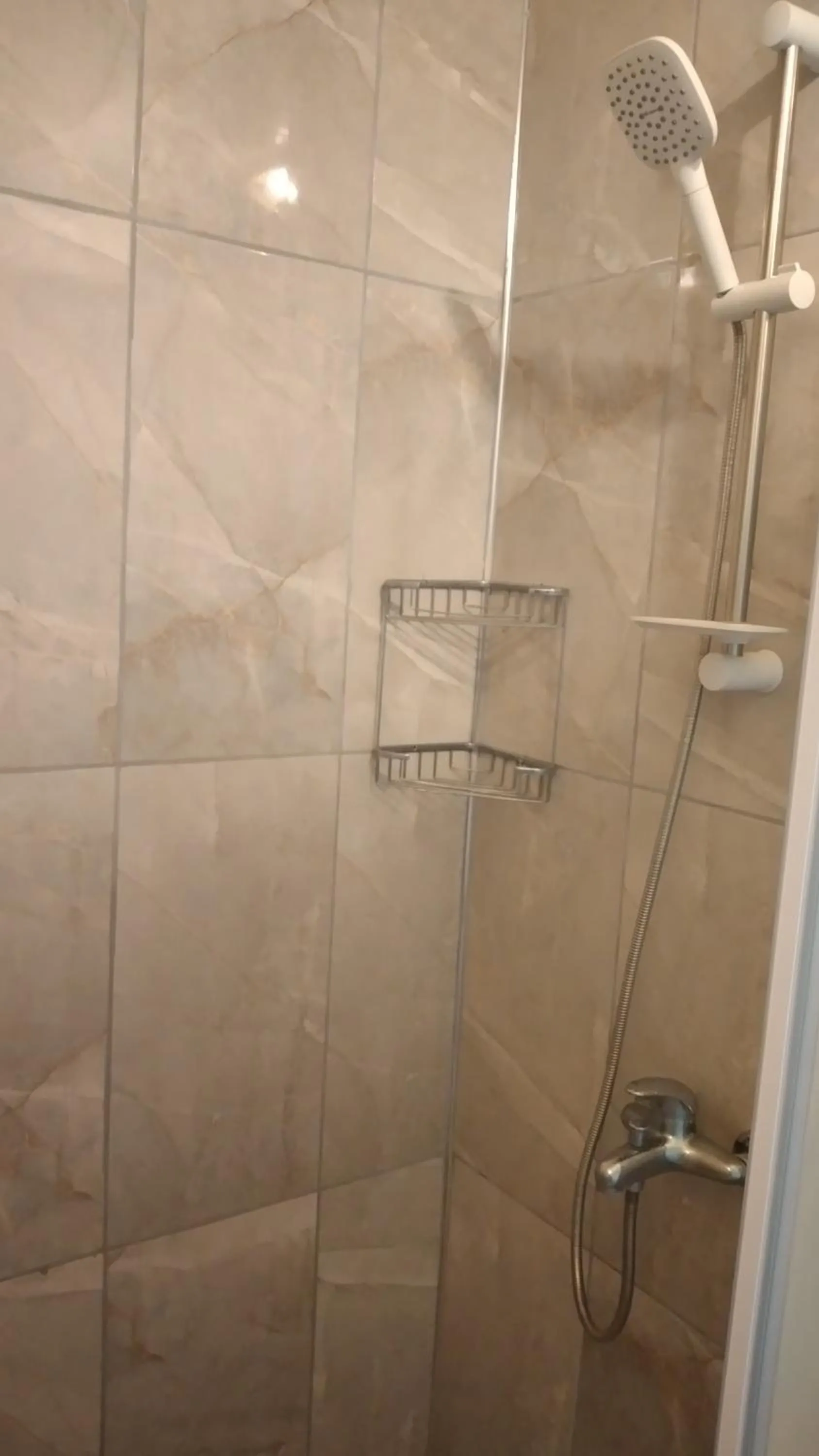 Shower in Emre's Stone House