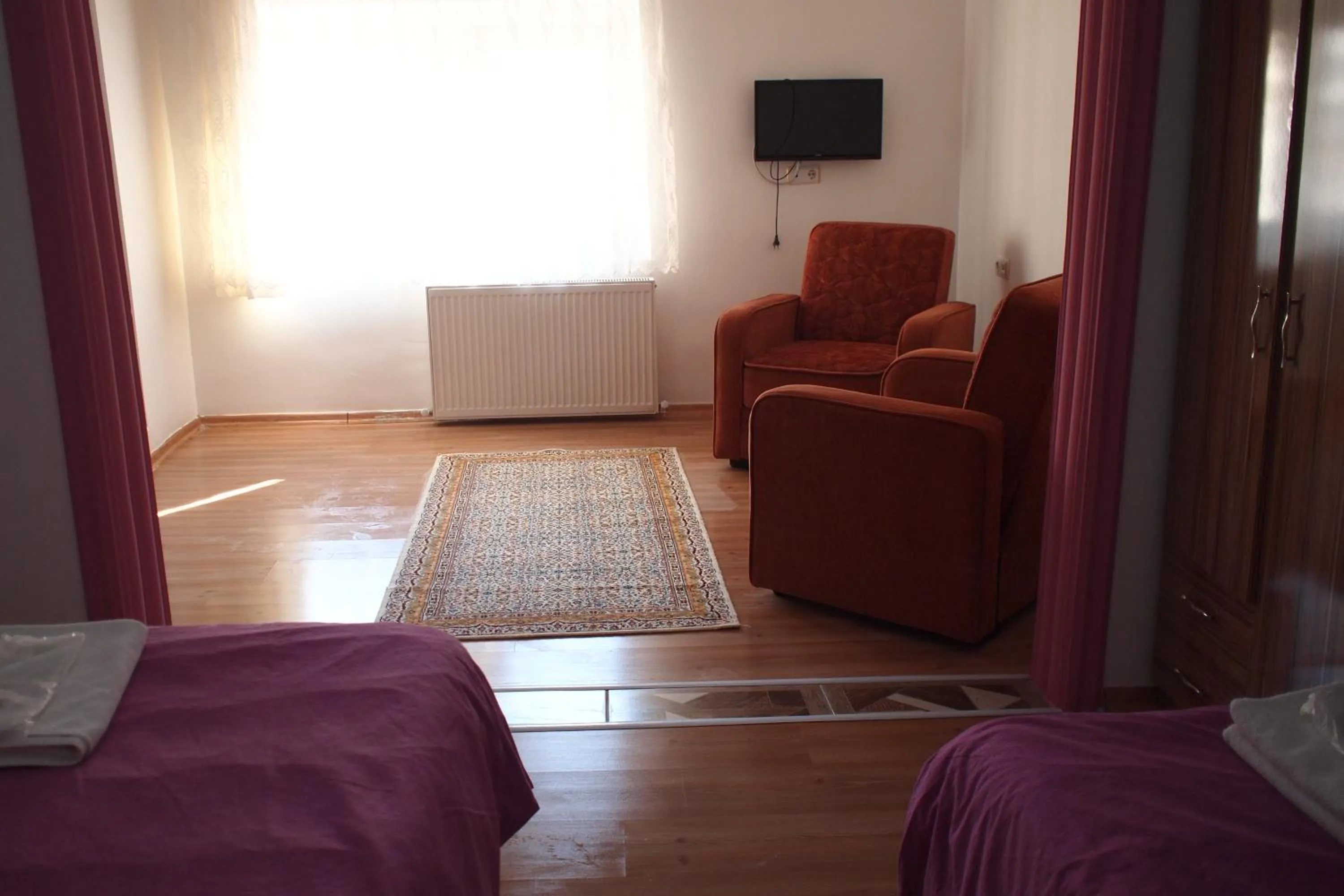 Bed in Emre's Stone House