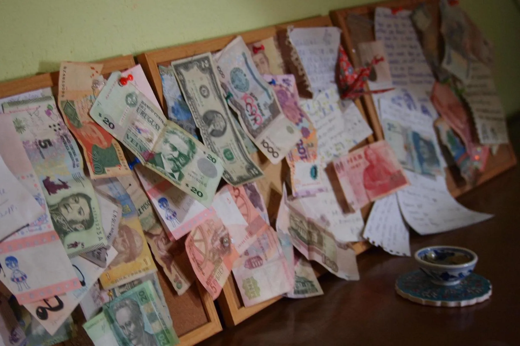 Decorative detail in Emre's Stone House