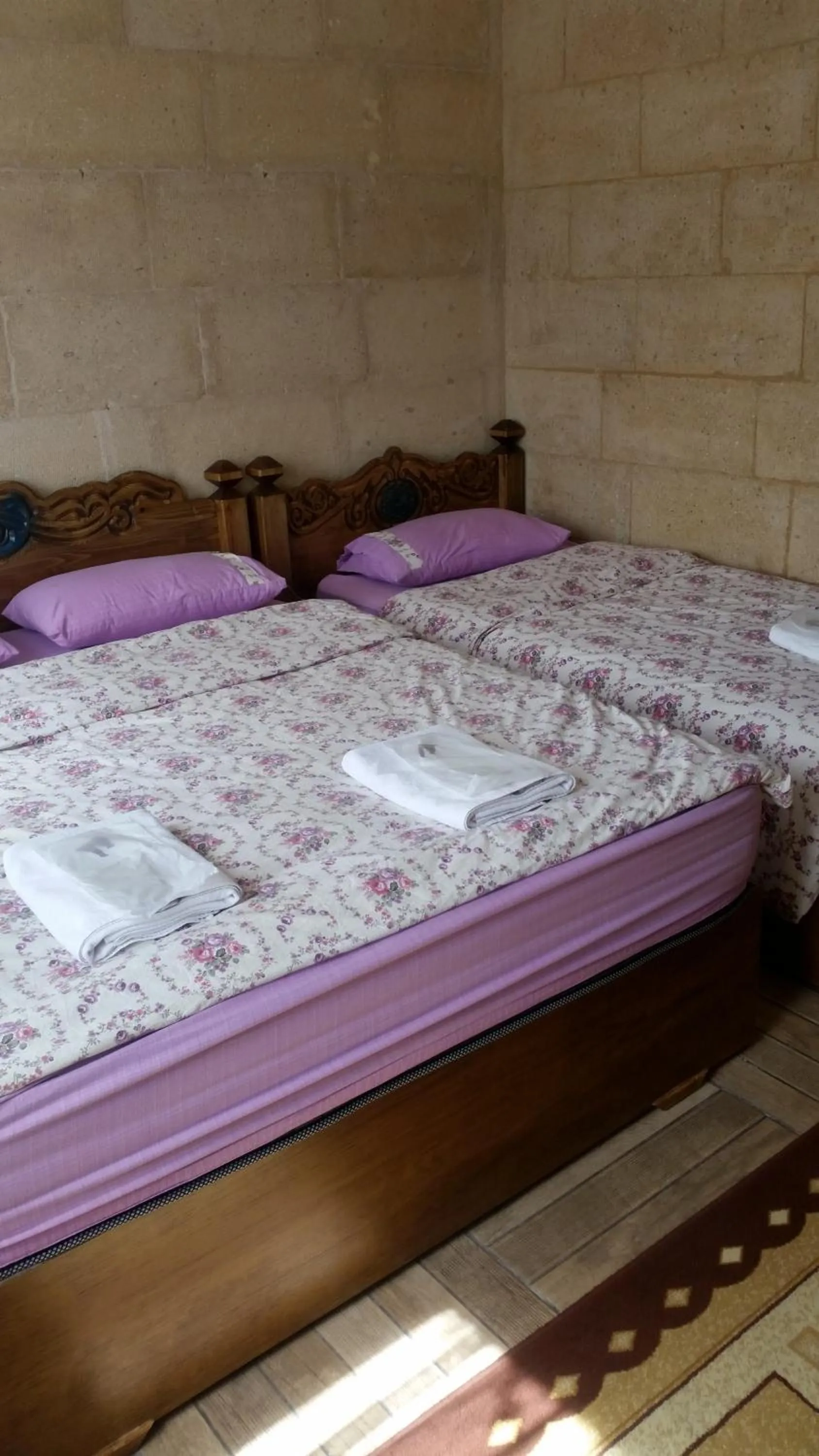 Bed in Emre's Stone House