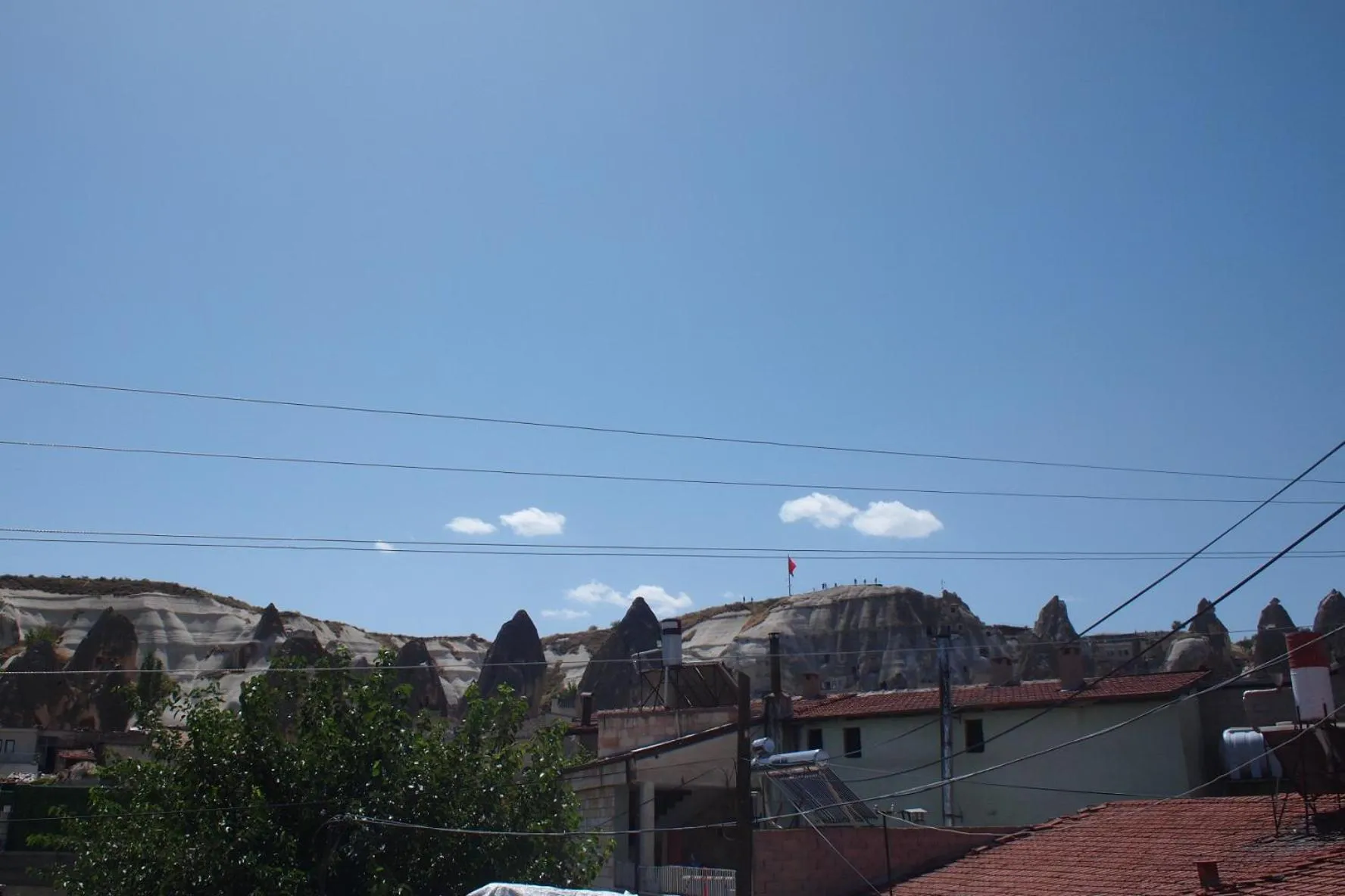Landmark view in Emre's Stone House