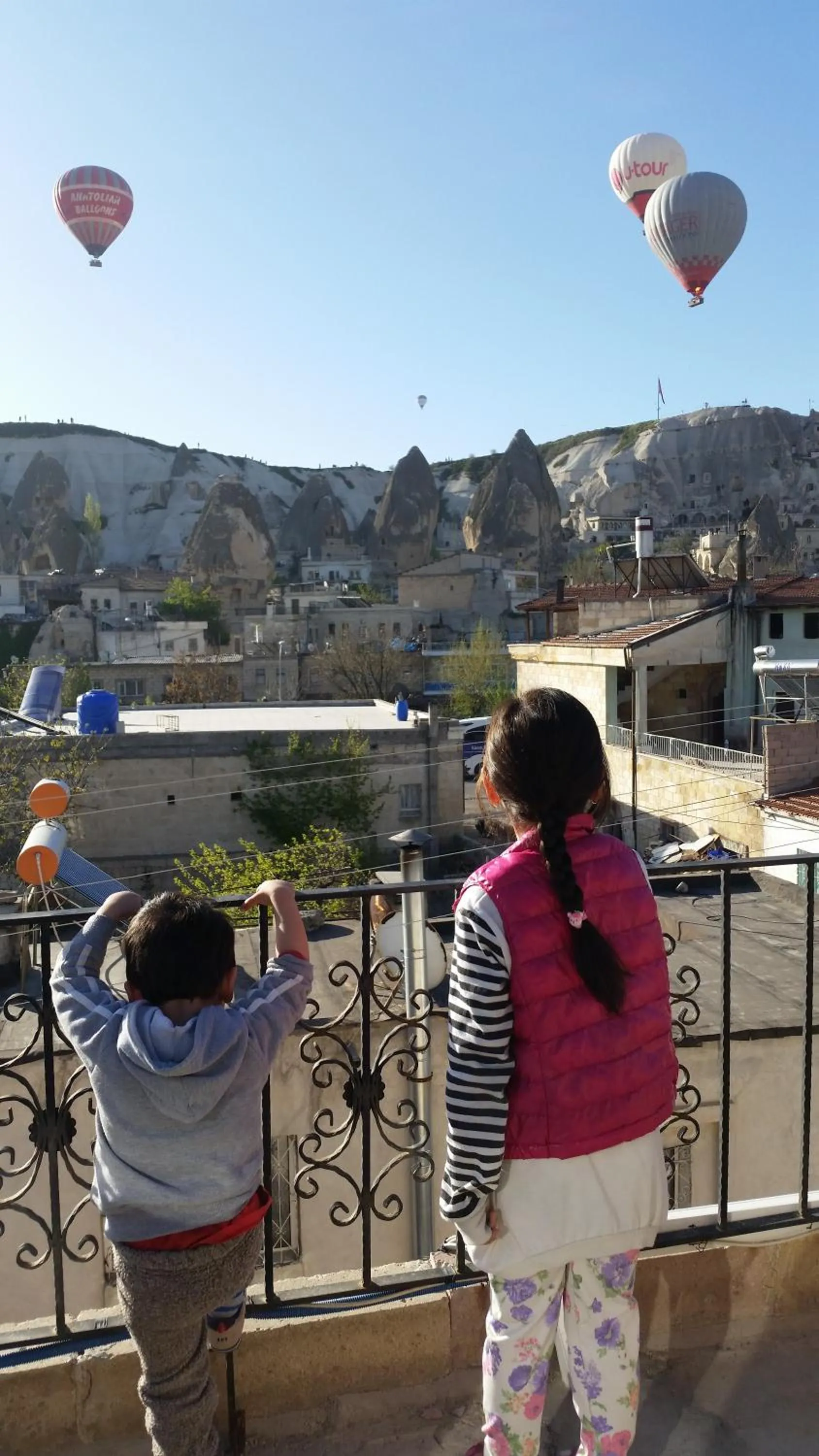 Balcony/Terrace in Emre's Stone House