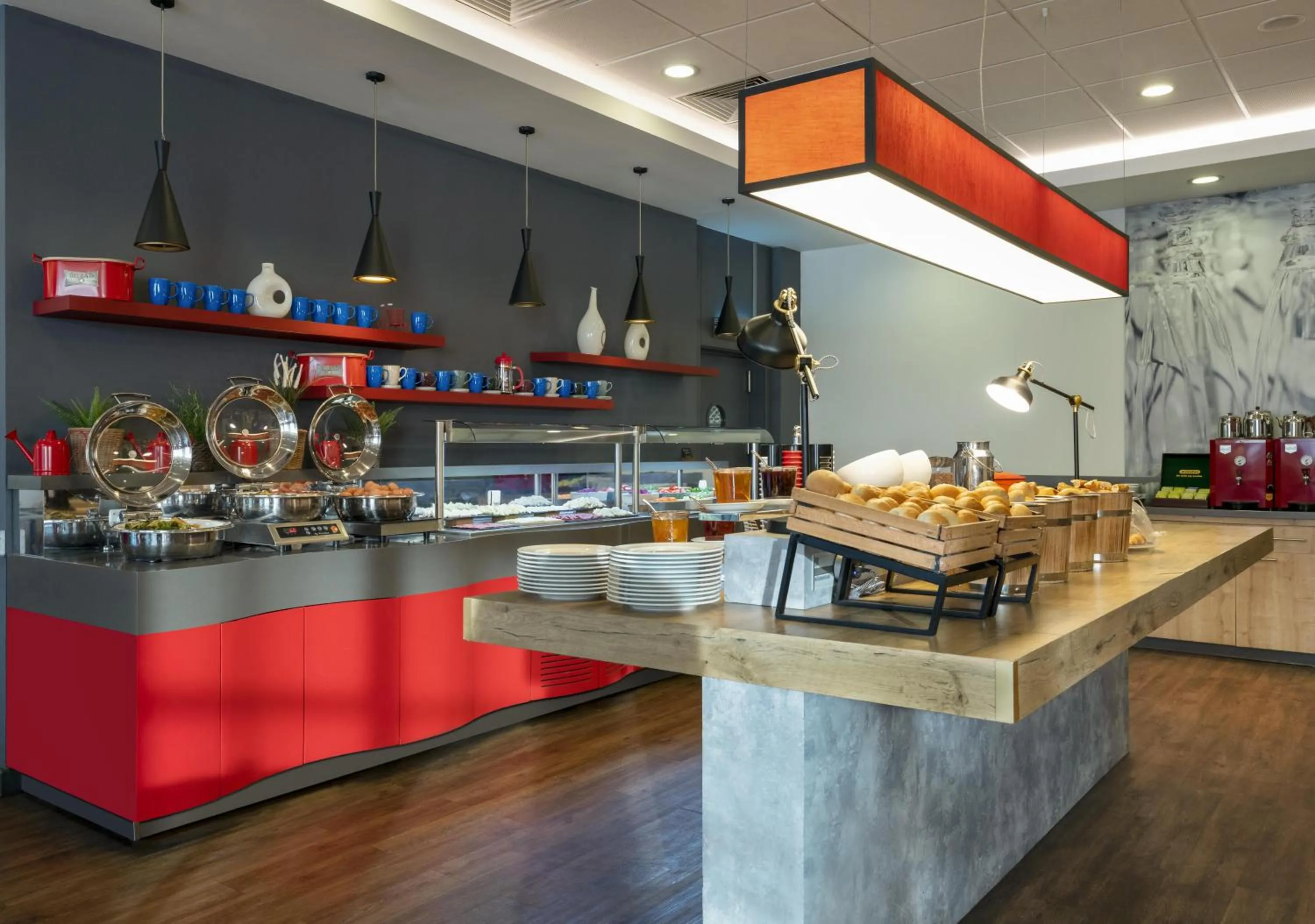 Buffet breakfast in ibis Ankara Airport Hotel