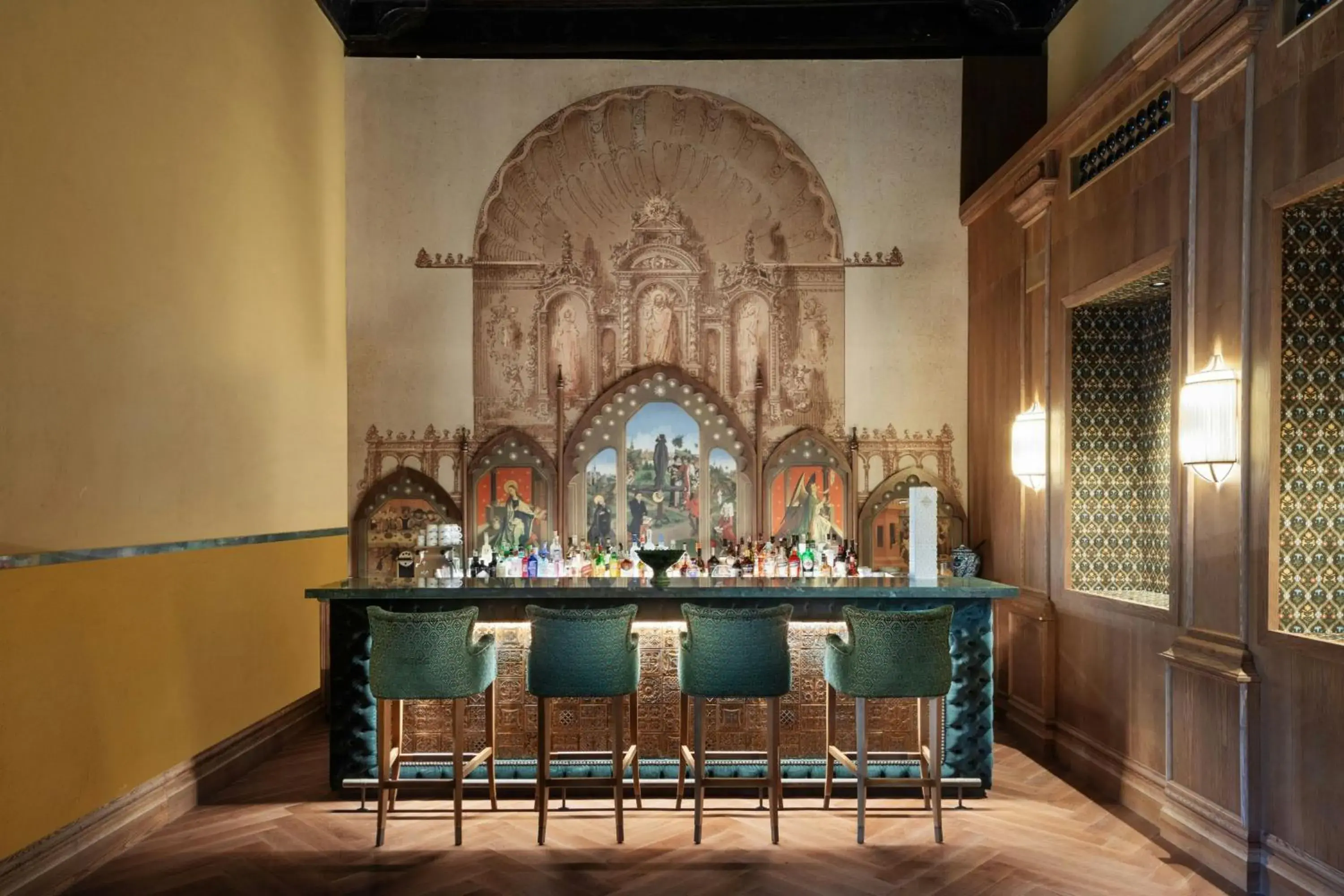 Lounge or bar in Hotel Palacio de Santa Paula, Autograph Collection Lounge or bar in Hotel Palacio de Santa Paula, Autograph Collection