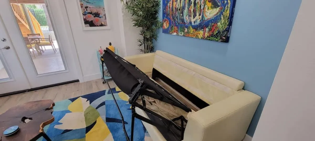 Living room in Bahama Mama House