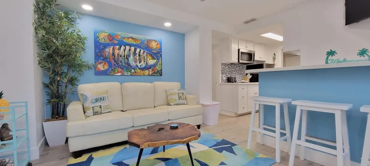 Living room in Bahama Mama House