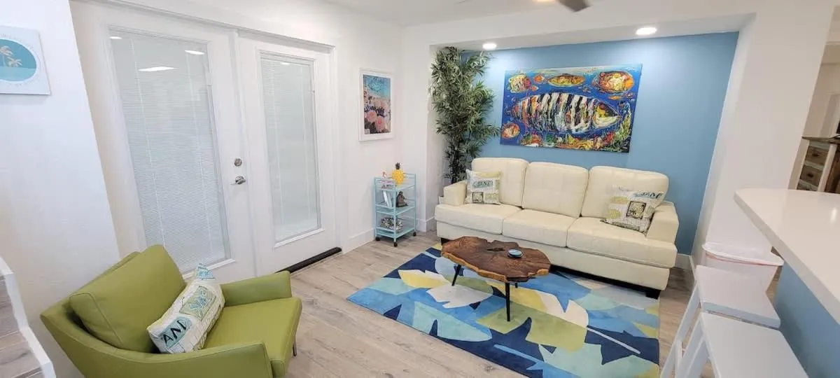 Living room in Bahama Mama House