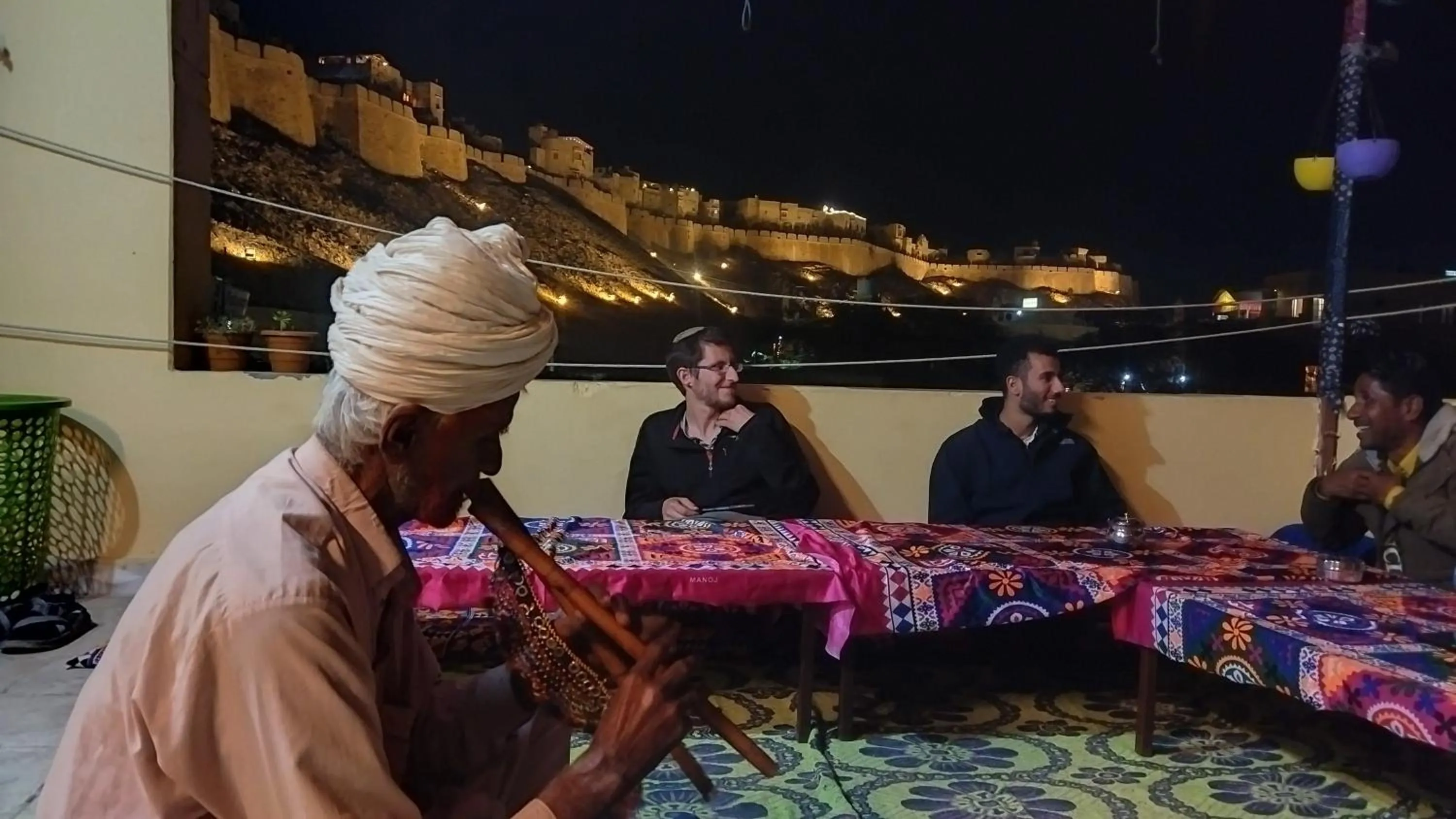Evening entertainment in Relax Inn Jaisalmer