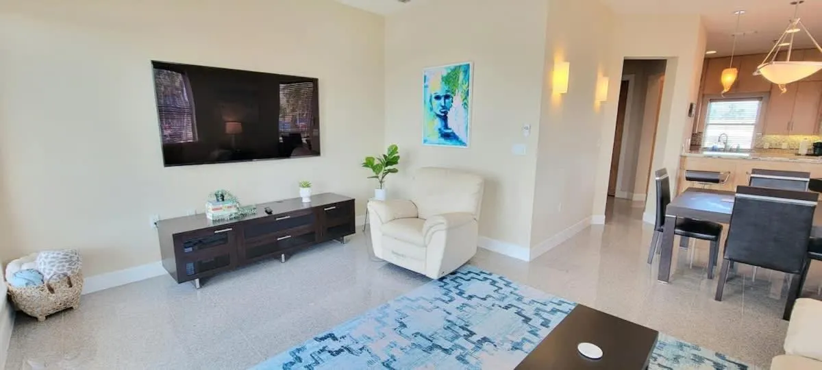 Living room in Tortuga Bay