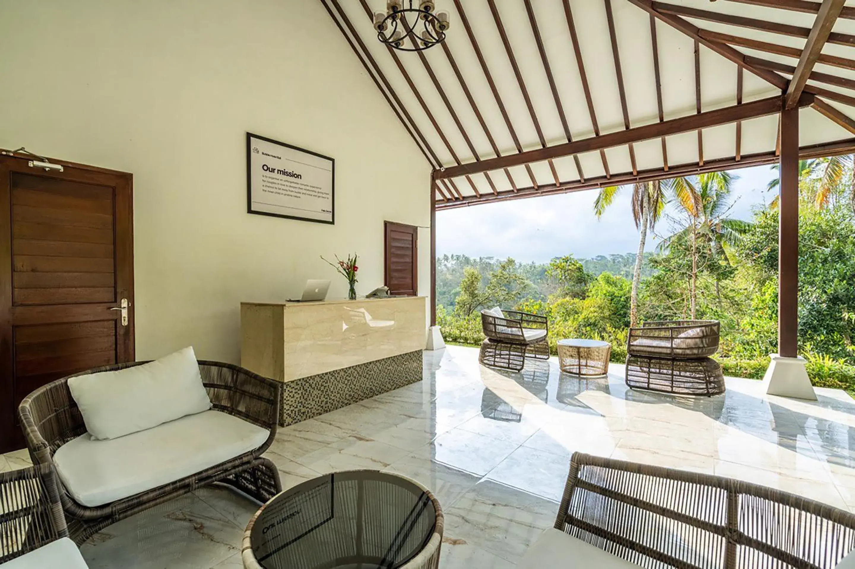 Lobby or reception in Bubble Hotel Bali Ubud - Adults Only Lobby or reception in Bubble Hotel Bali Ubud - Adults Only