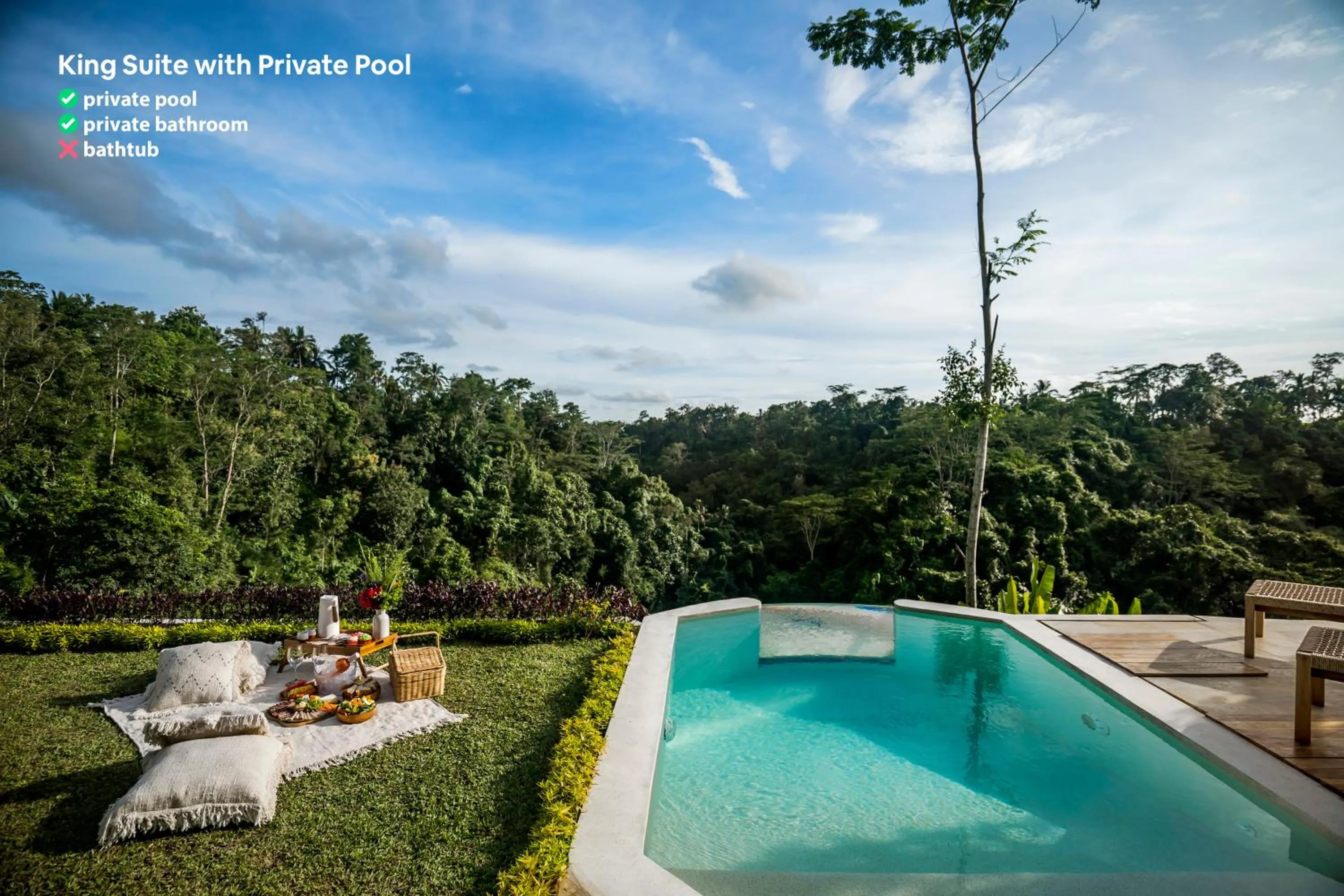 Natural landscape in Bubble Hotel Bali Ubud - Adults Only