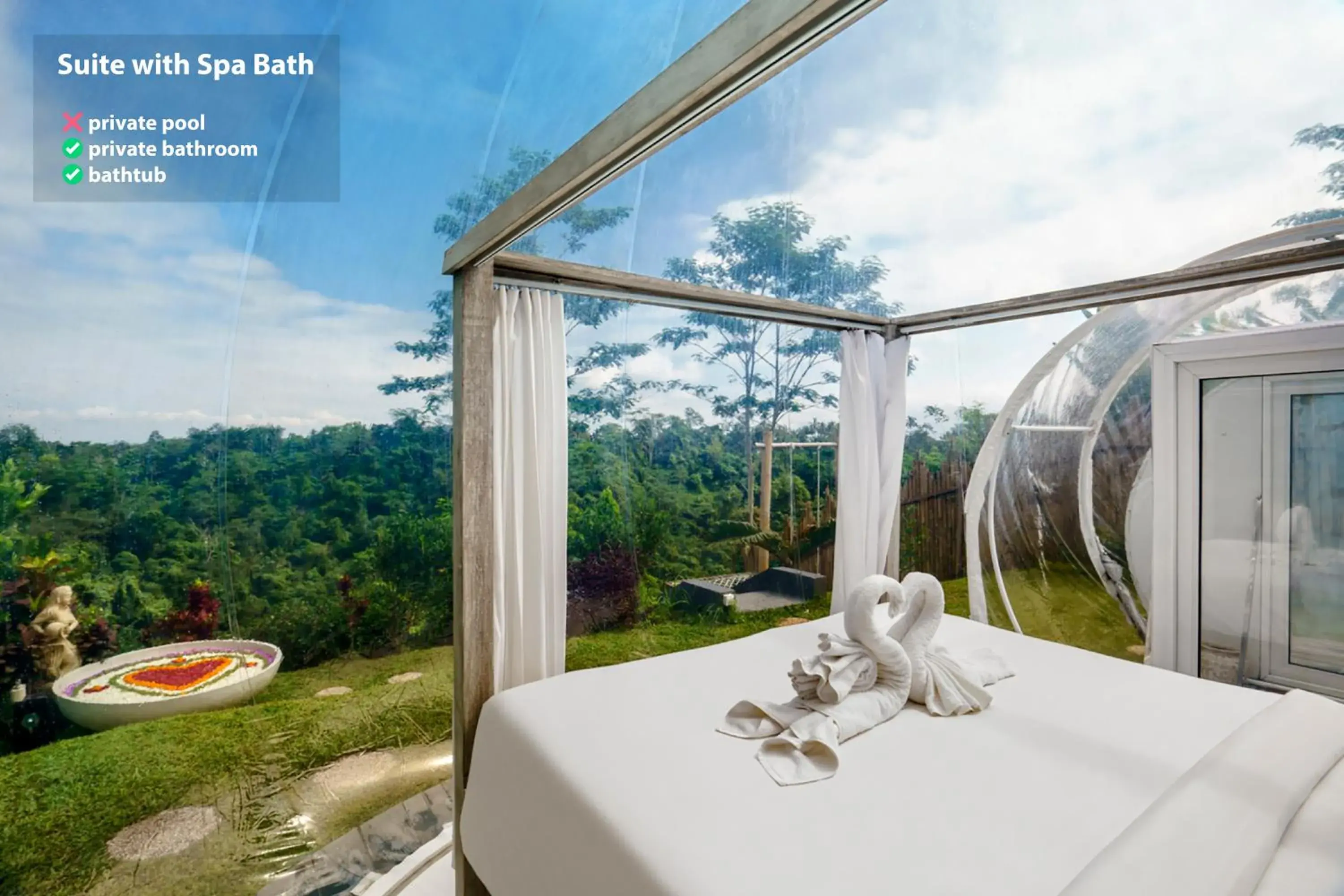 Bed in Bubble Hotel Bali Ubud - Adults Only Bed in Bubble Hotel Bali Ubud - Adults Only