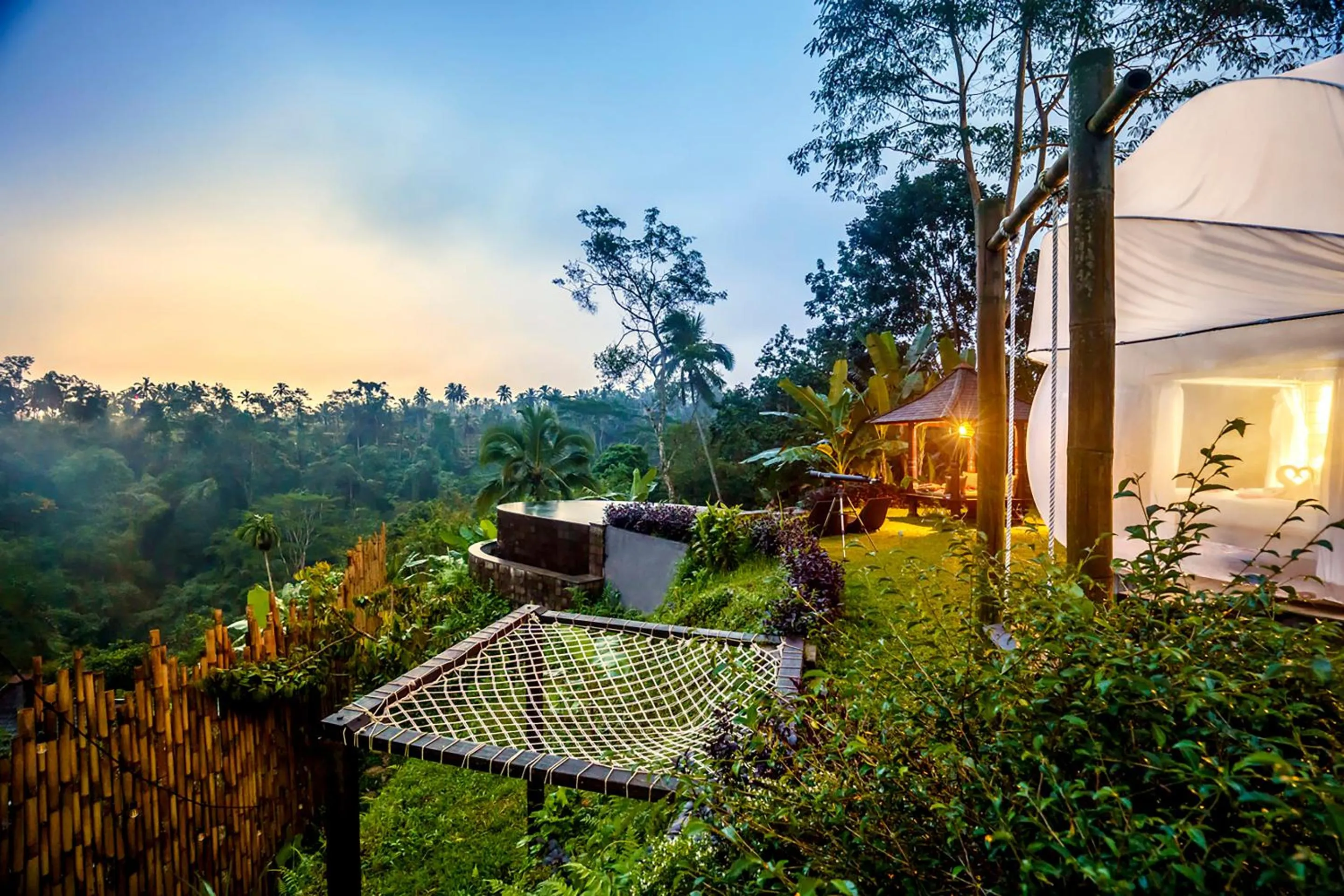 Natural landscape in Bubble Hotel Bali Ubud - Adults Only