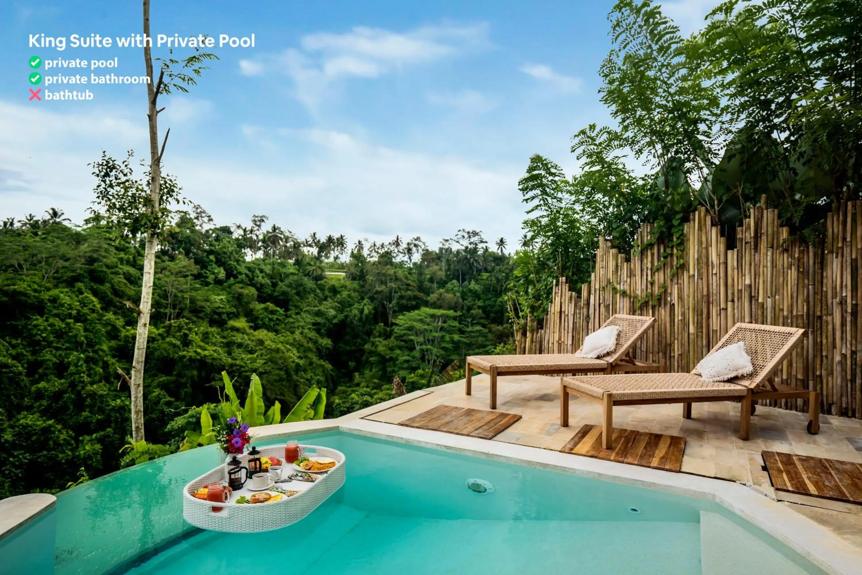 Natural landscape in Bubble Hotel Bali Ubud - Adults Only