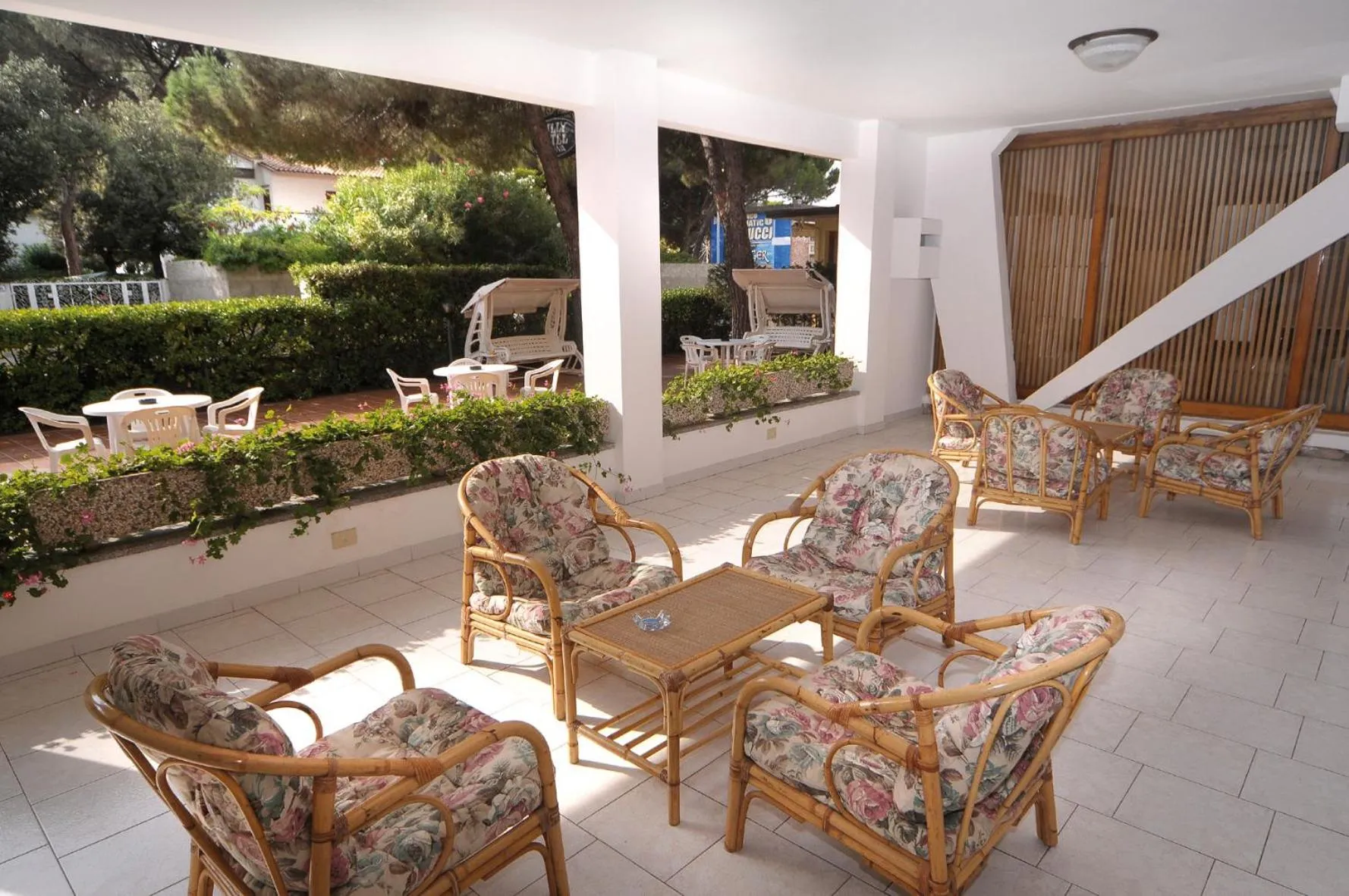 Patio in Hotel Lilly