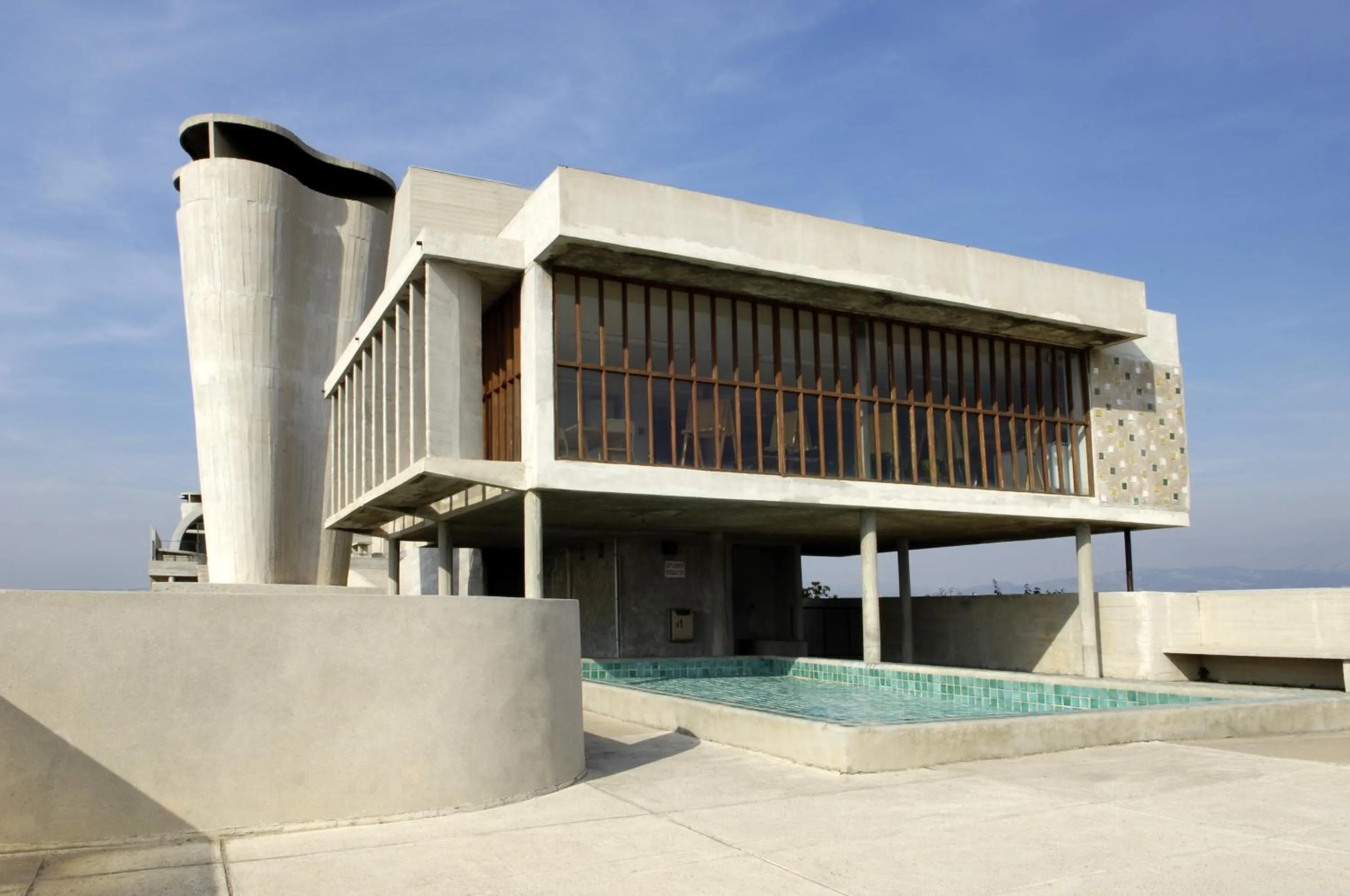 Decorative detail in Hotel le Corbusier