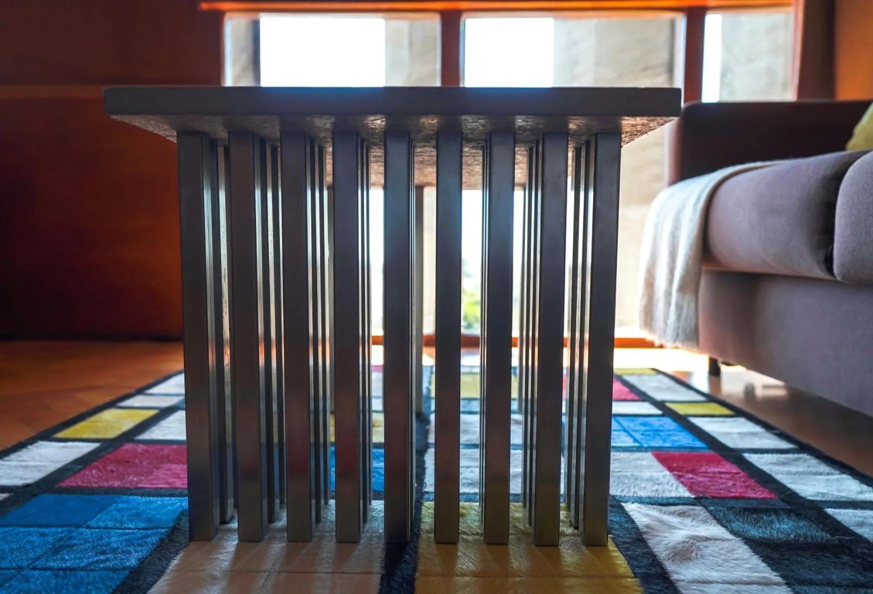 Decorative detail in Hotel le Corbusier