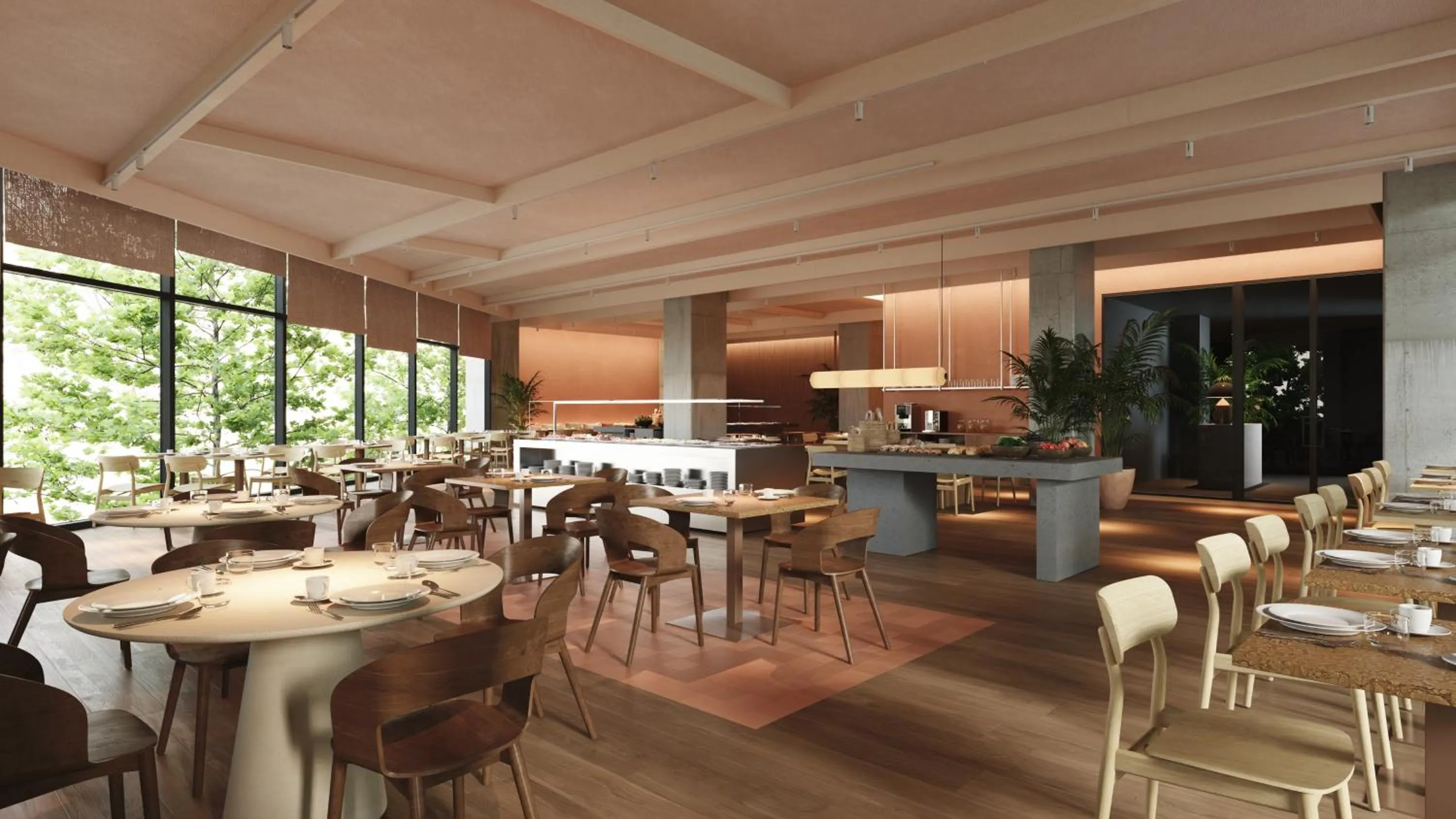 Buffet breakfast in Barcelona Princess