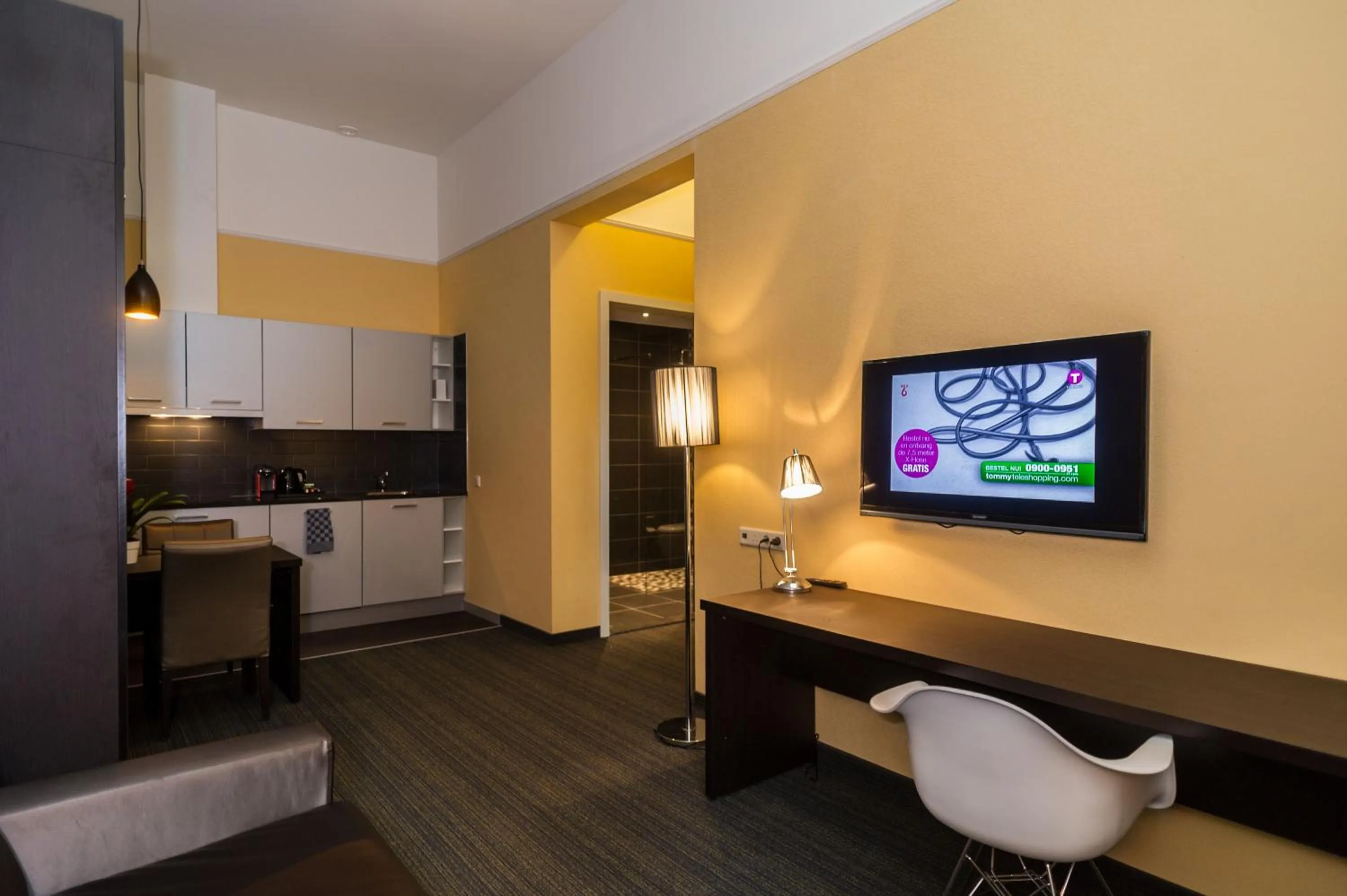 Living room in Golden Mansion Aparthotel