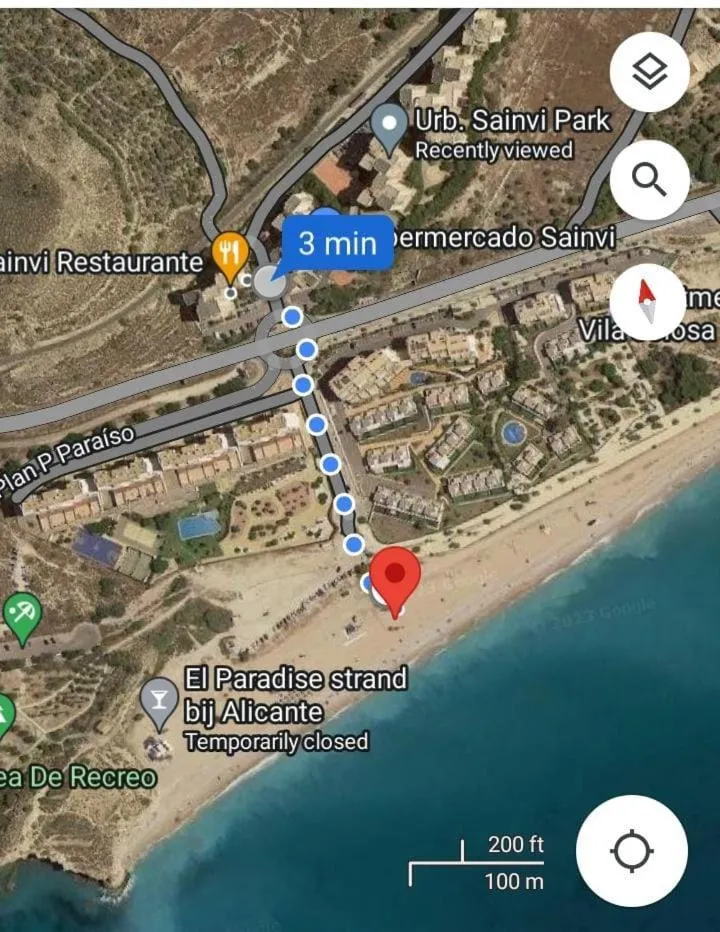 Sunny, spacious 3 bedroom apartment with seaview - L1 Red line stop PARADIS 2 min walk from rental