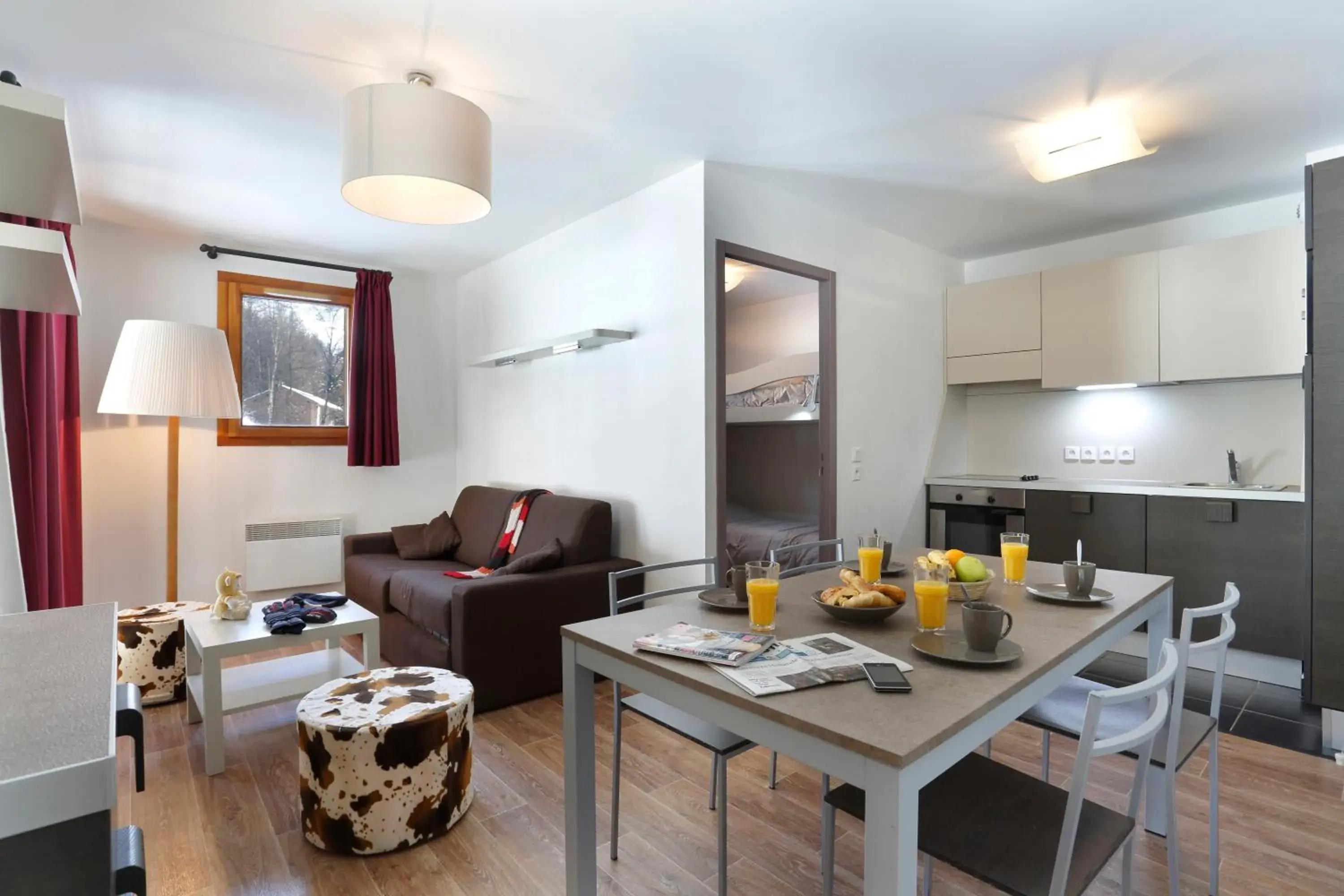 Living room in Vacancéole - Au Coeur des Ours Living room in Vacancéole - Au Coeur des Ours