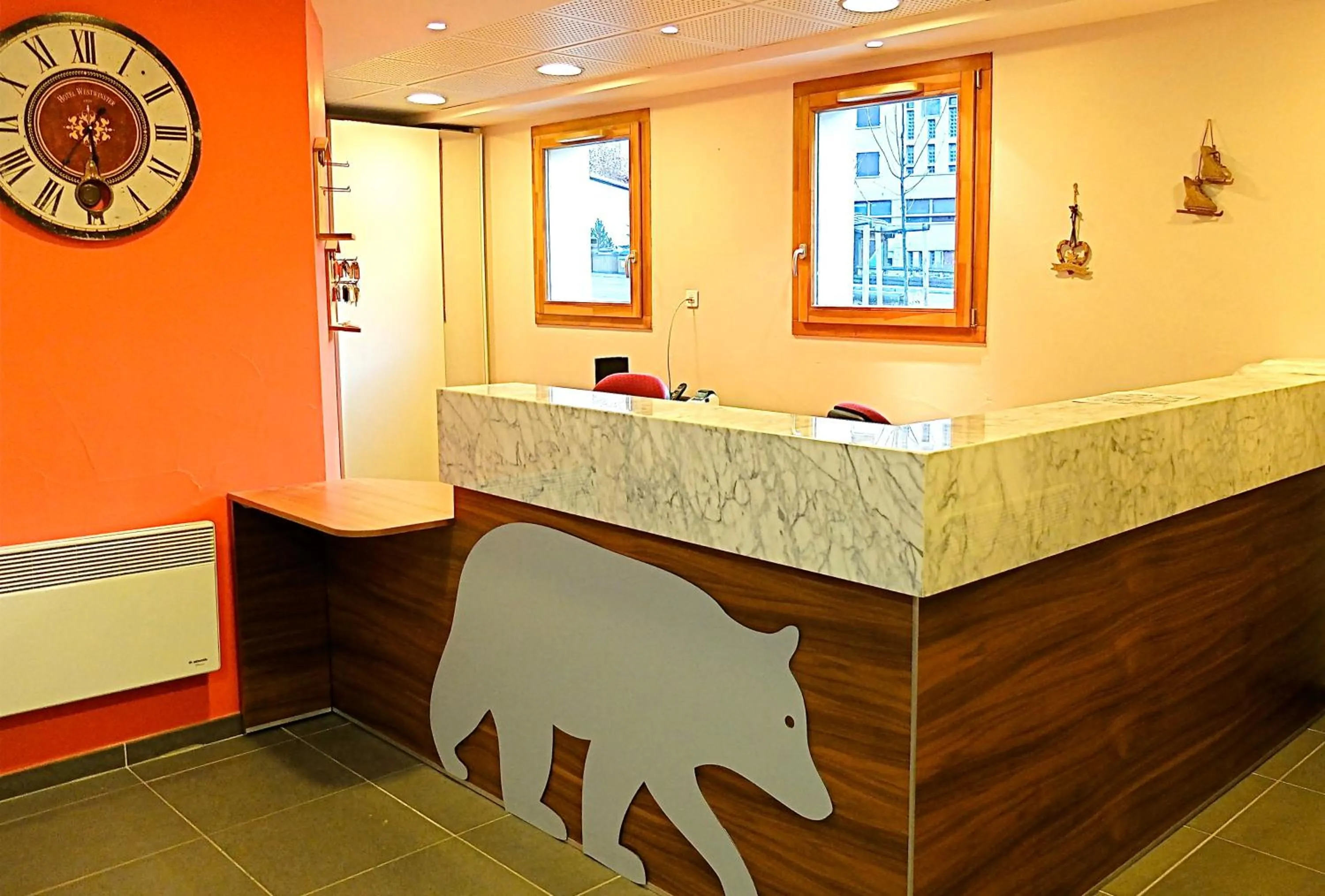 Lobby or reception in Vacancéole - Au Coeur des Ours