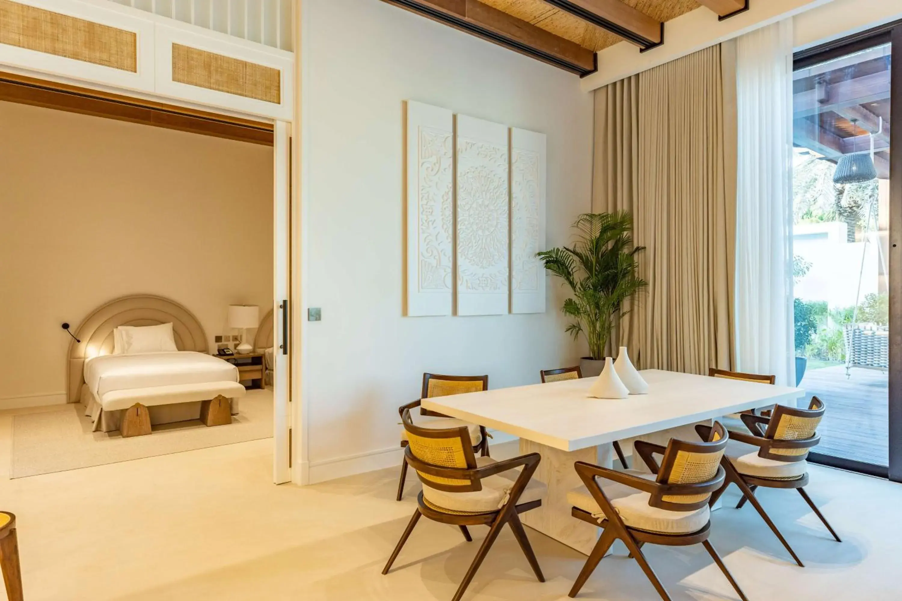 Living room, Bed in Maysan Doha, LXR Hotels & Resorts Living room, Bed in Maysan Doha, LXR Hotels & Resorts