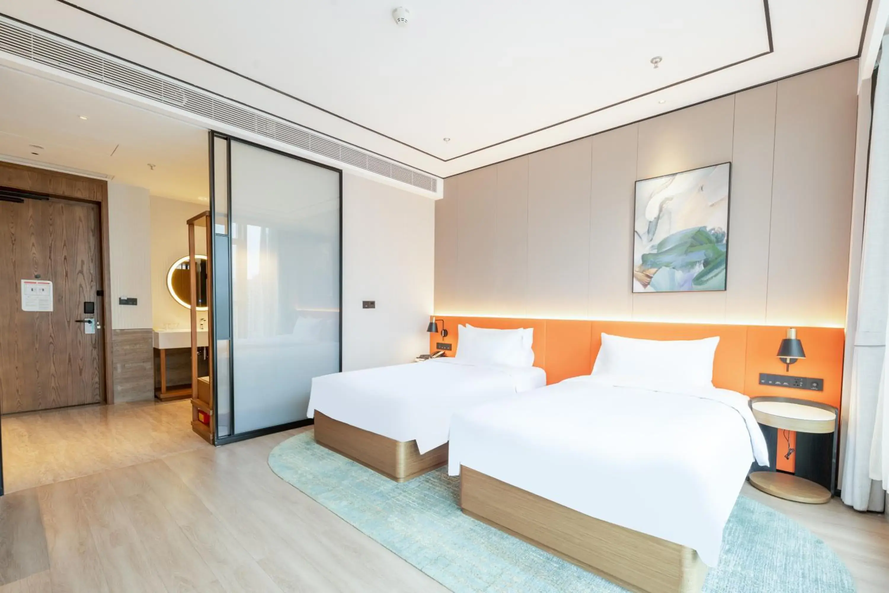 Bed in Hilton Garden Inn Hangzhou Xixi Zijingang Bed in Hilton Garden Inn Hangzhou Xixi Zijingang