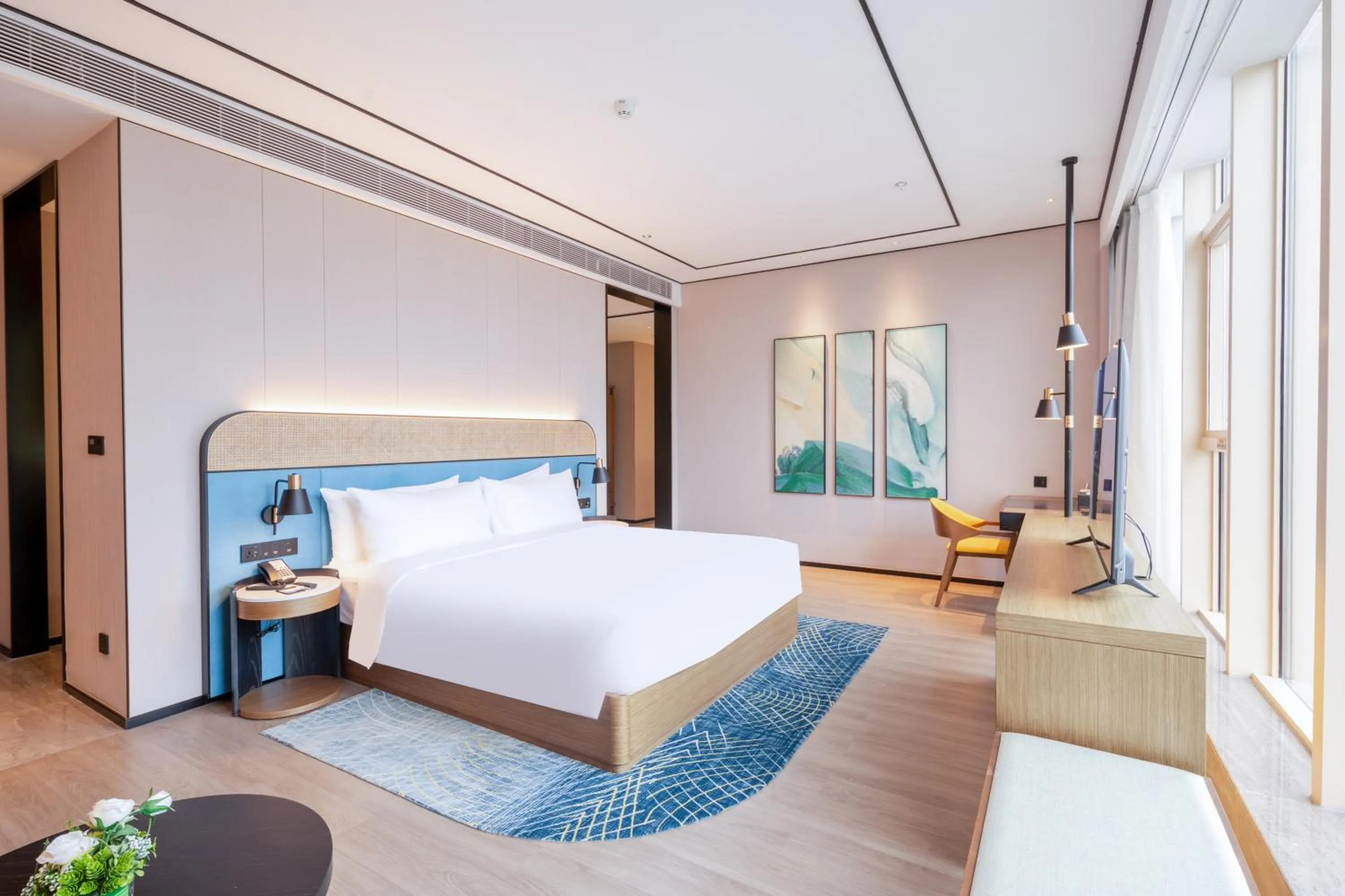 Bed in Hilton Garden Inn Hangzhou Xixi Zijingang