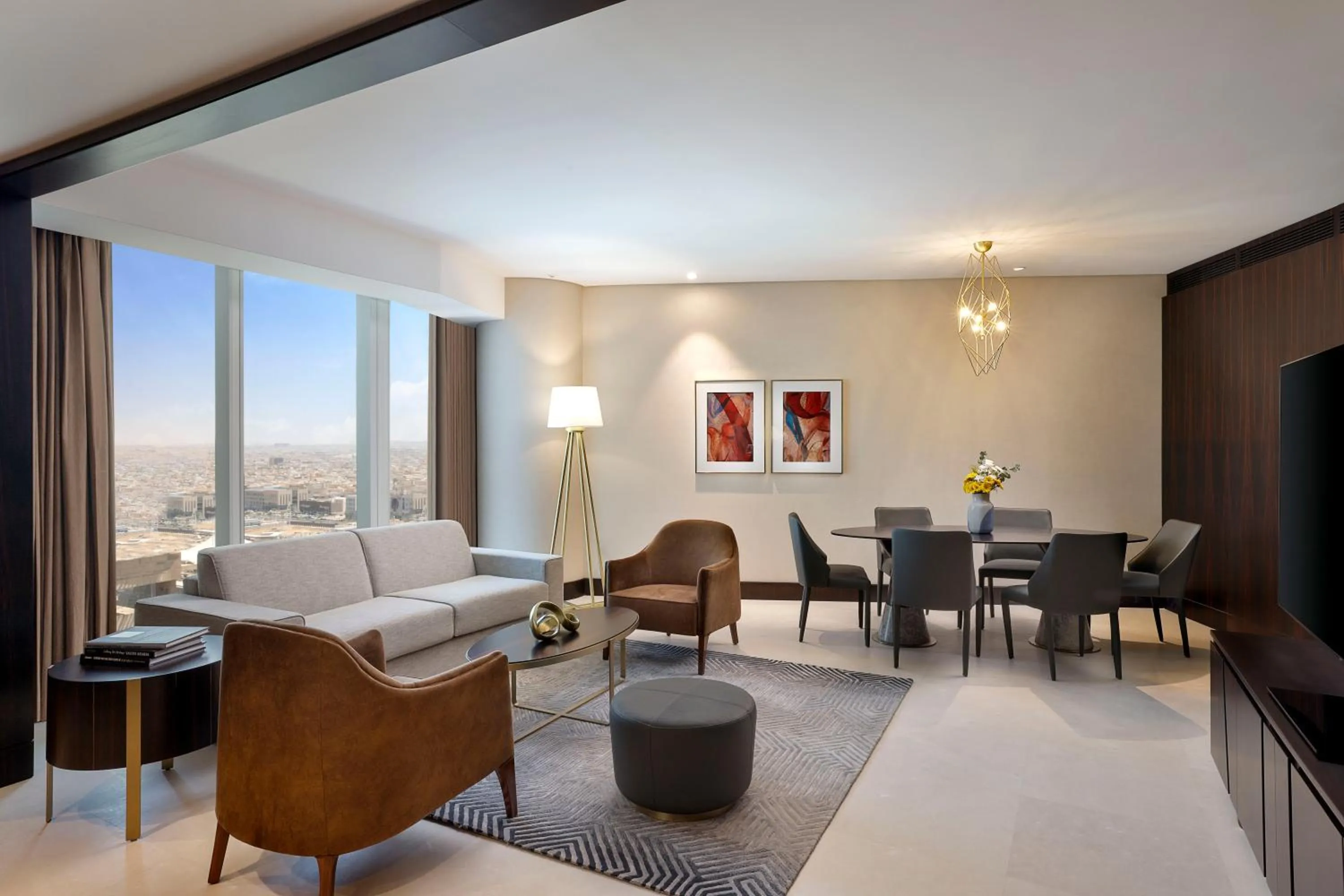 Living room in Hilton Riyadh Olaya