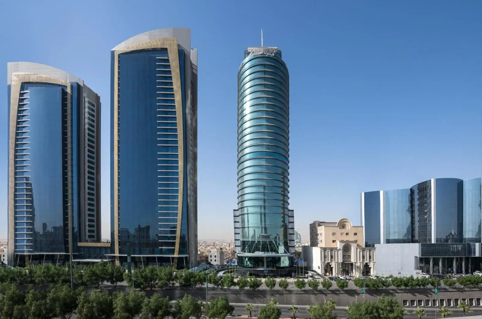 Property building in Hilton Riyadh Olaya Property building in Hilton Riyadh Olaya