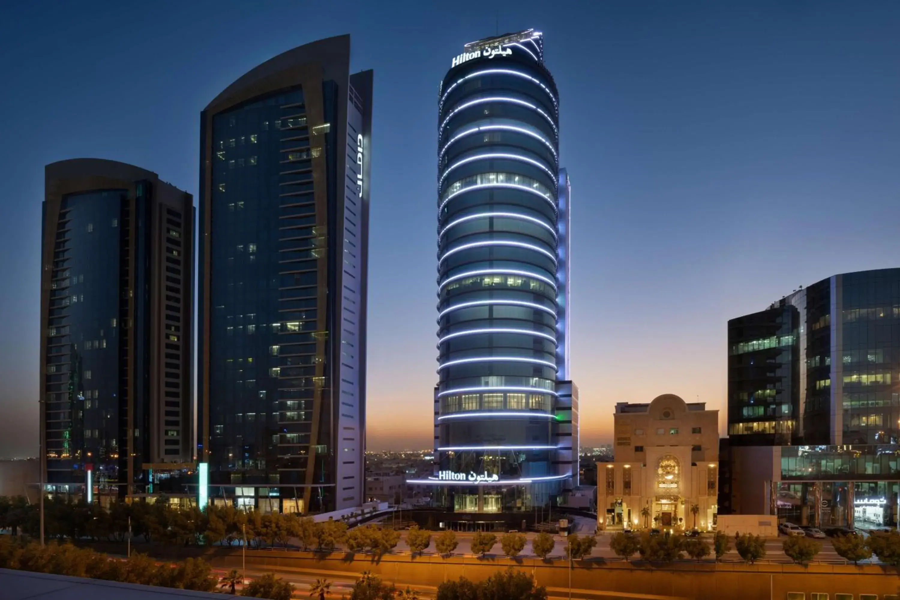 Property building in Hilton Riyadh Olaya Property building in Hilton Riyadh Olaya