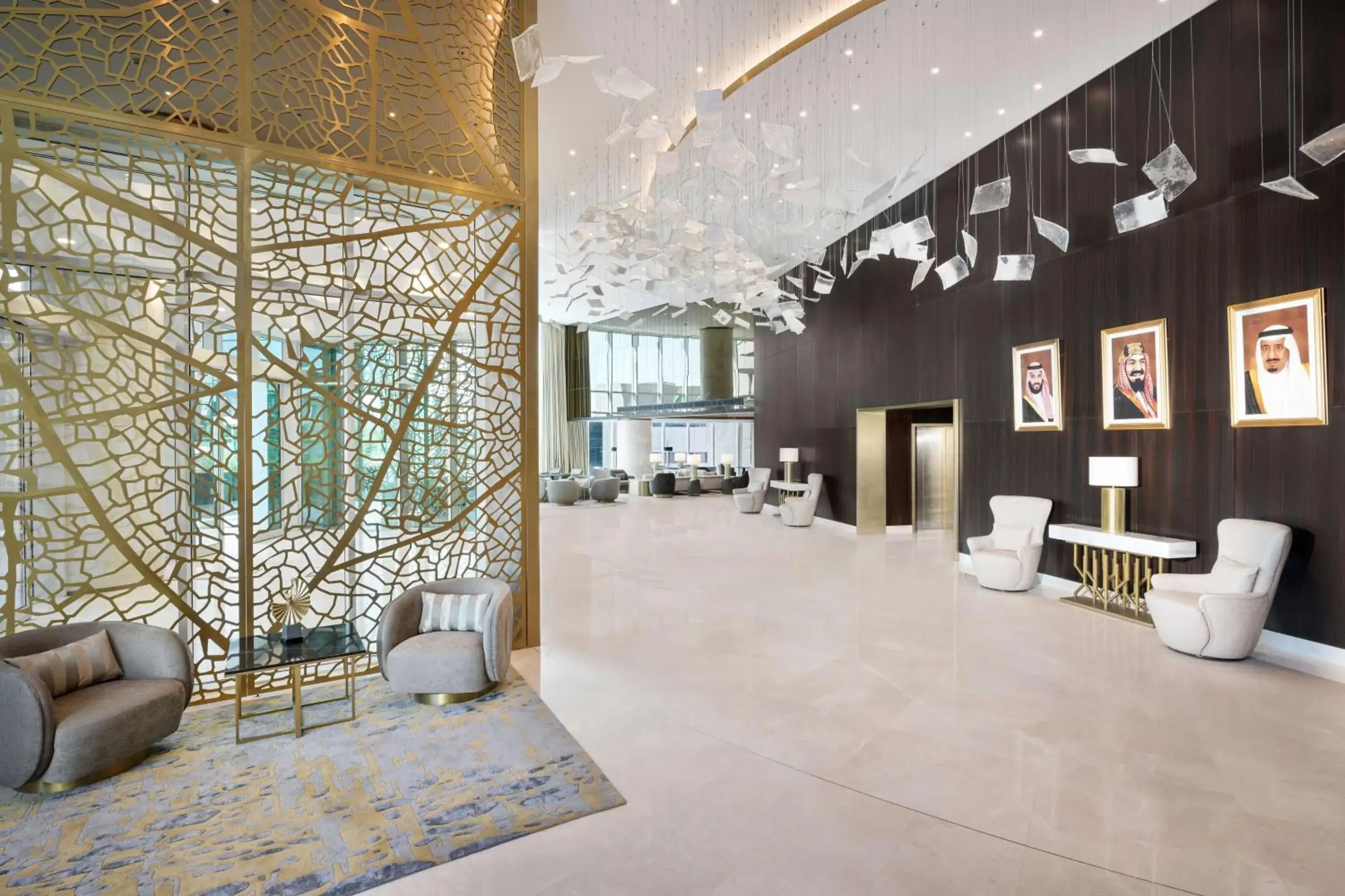 Lobby or reception in Hilton Riyadh Olaya Lobby or reception in Hilton Riyadh Olaya
