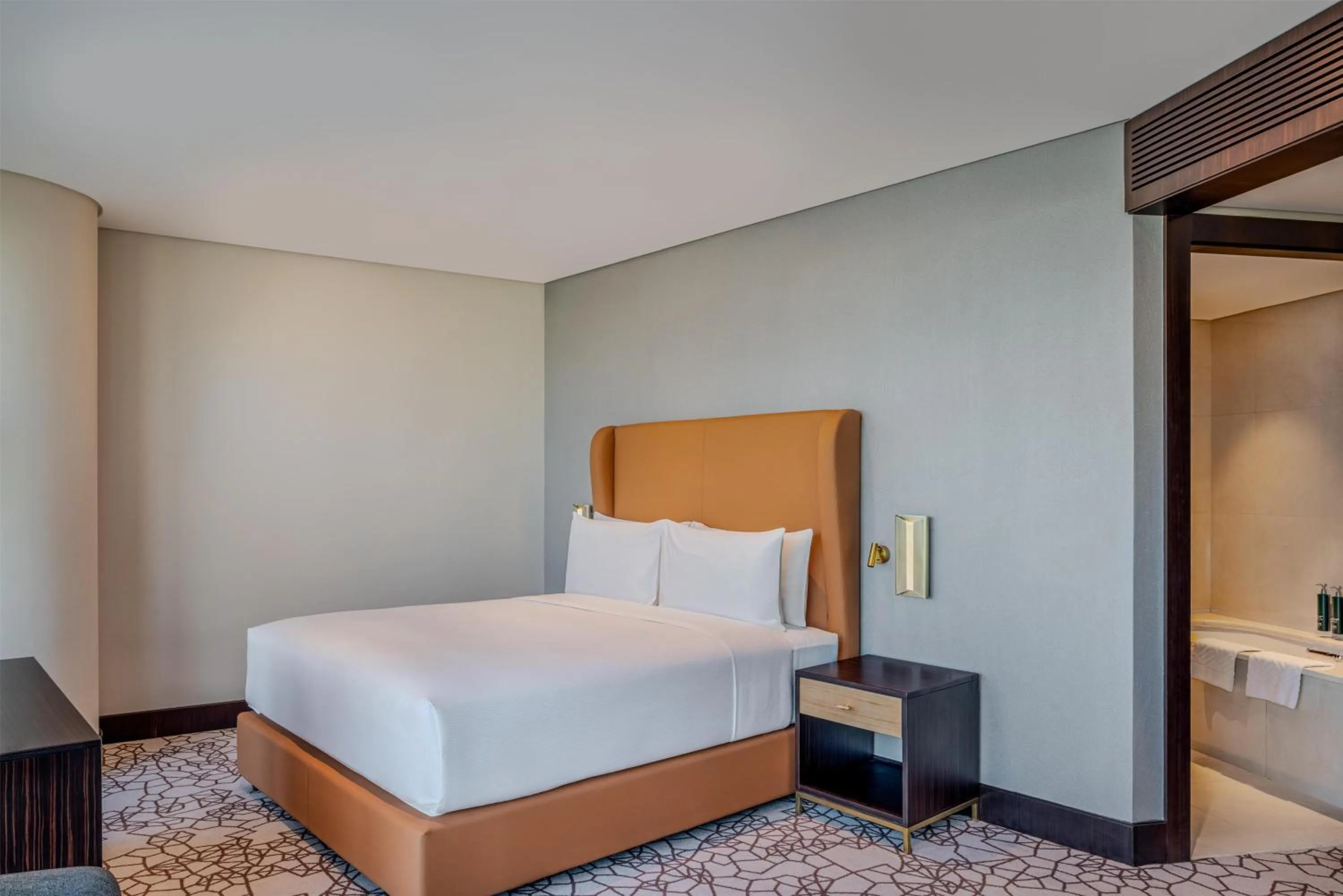 Bed in Hilton Riyadh Olaya