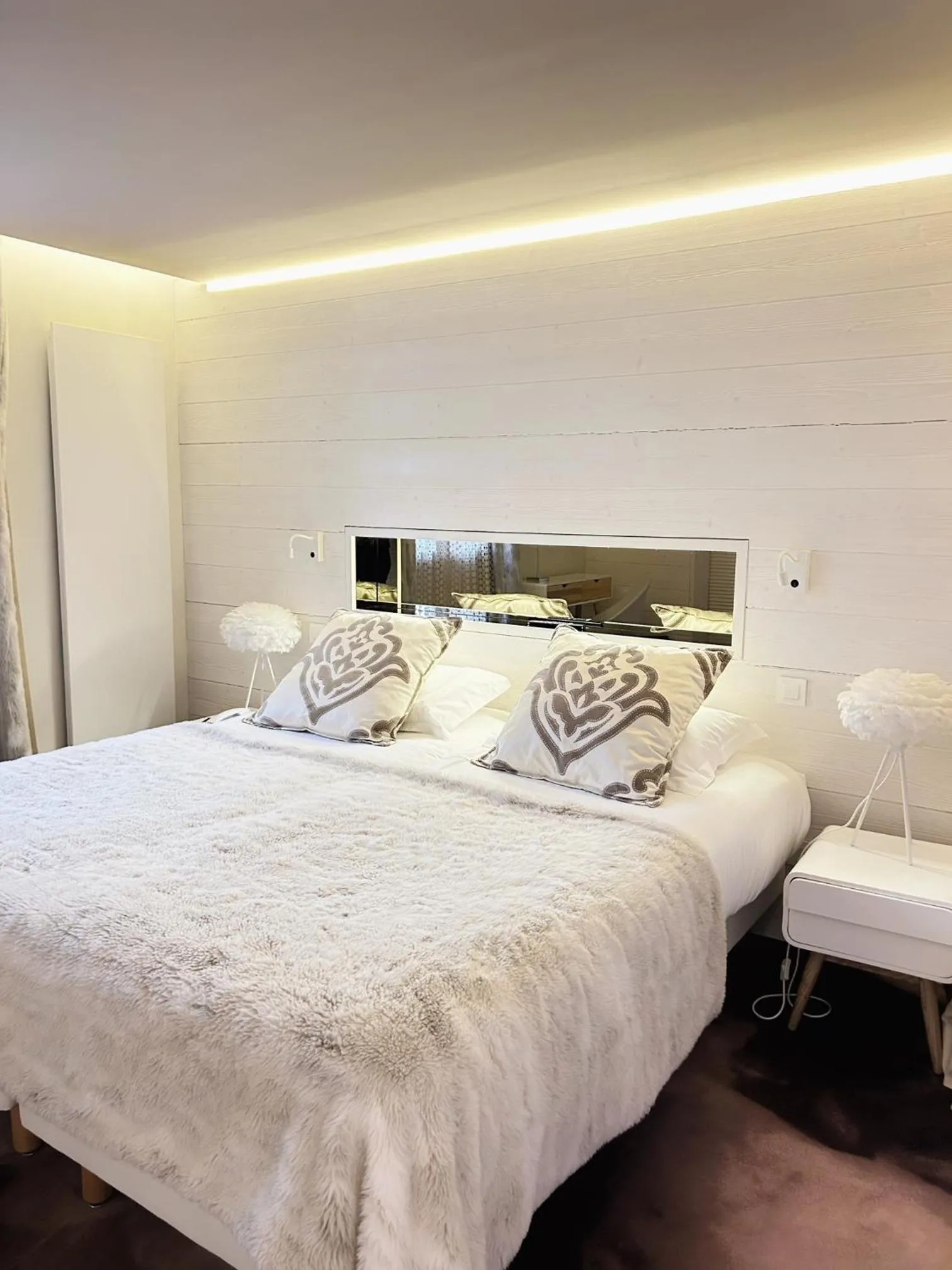 Bed in Hotel Tsanteleina