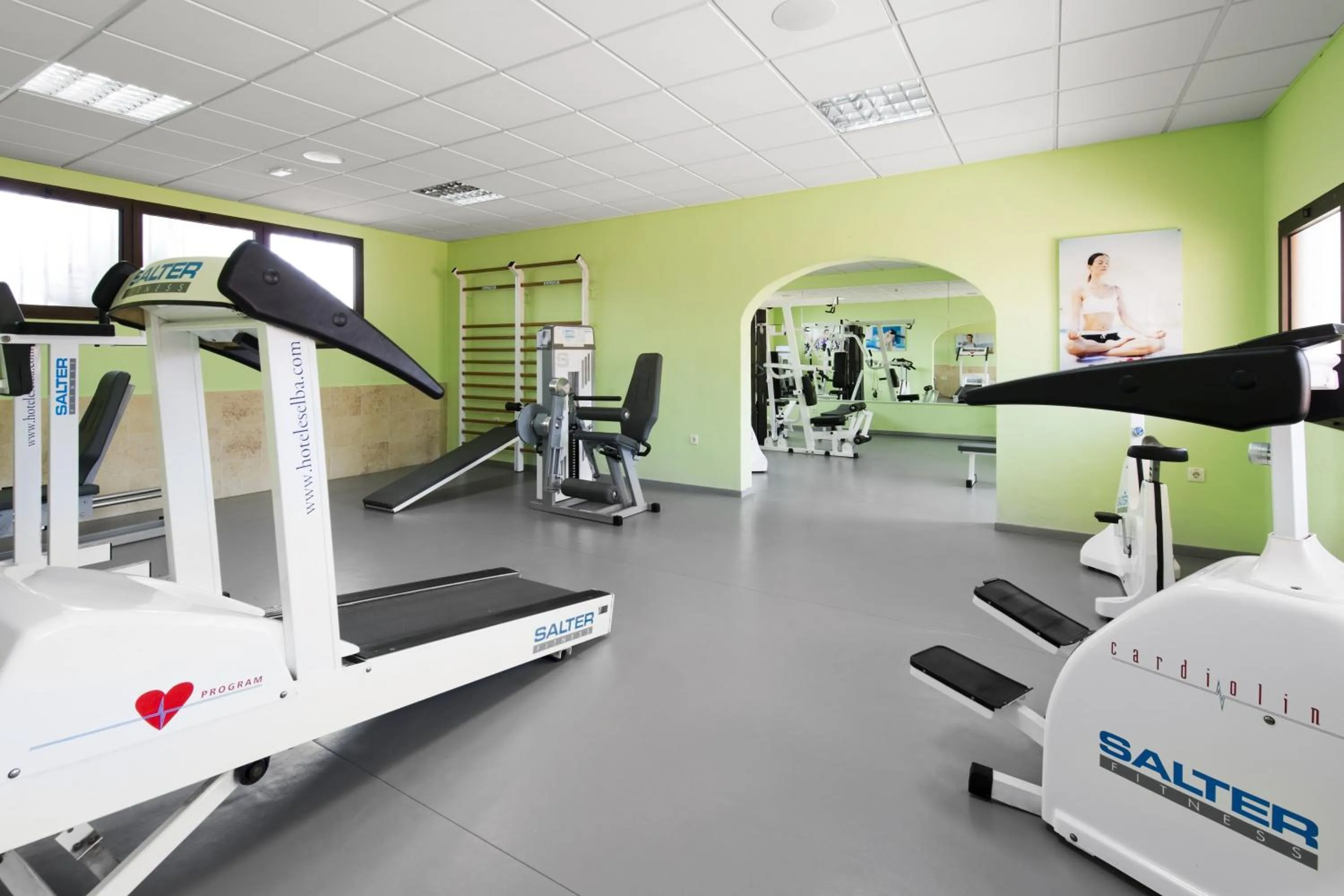 Fitness centre/facilities in Elba Lucía Sport & Suite Hotel