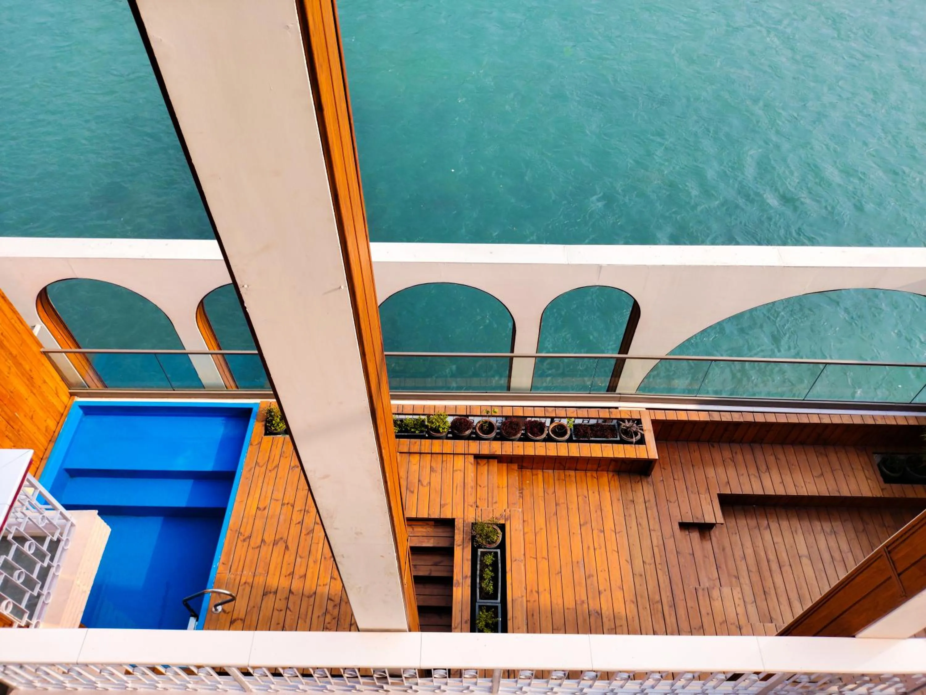 Pool view in EKAANTA