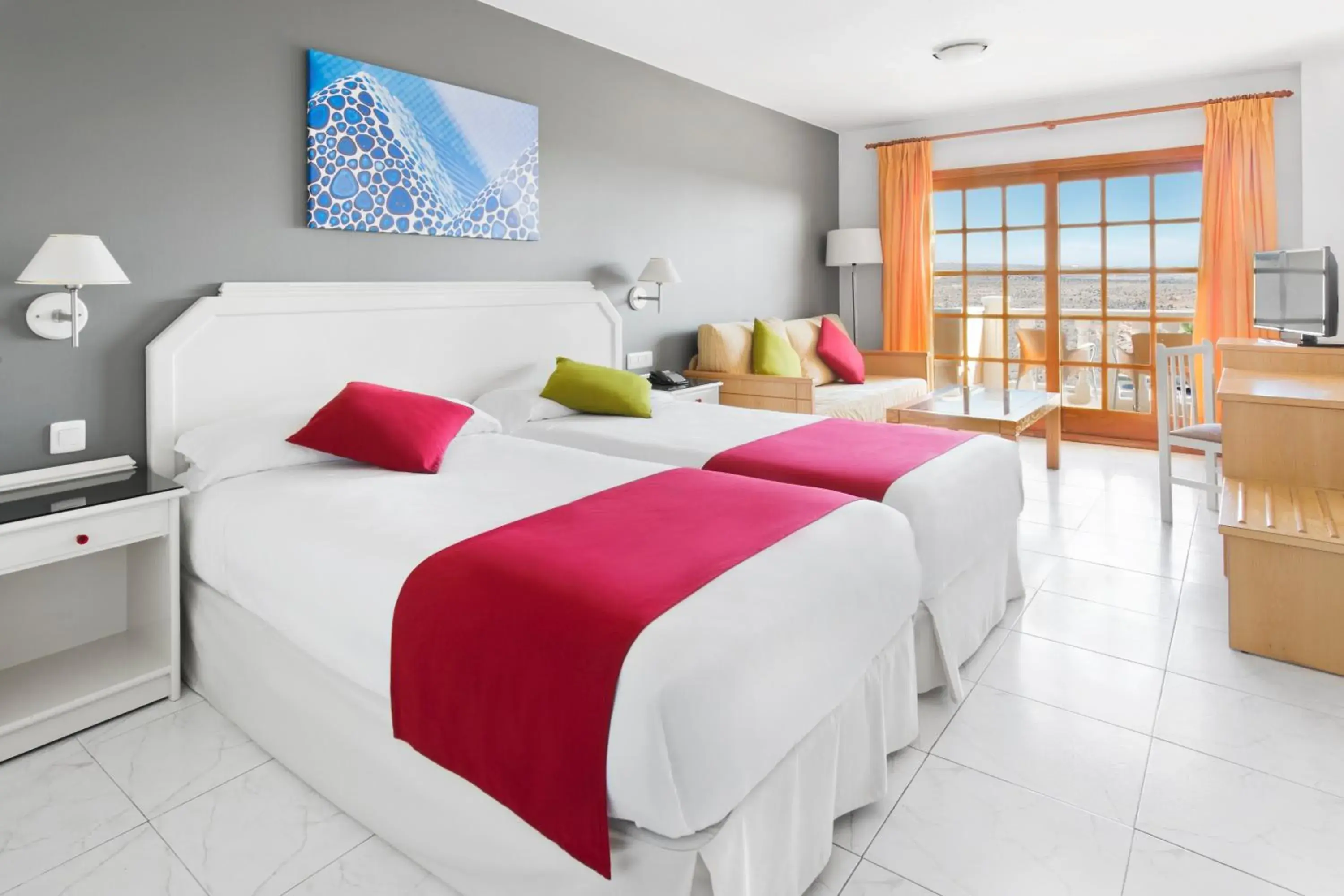 Bedroom, Bed in Elba Castillo San Jorge & Antigua Suite Hotel Bedroom, Bed in Elba Castillo San Jorge & Antigua Suite Hotel