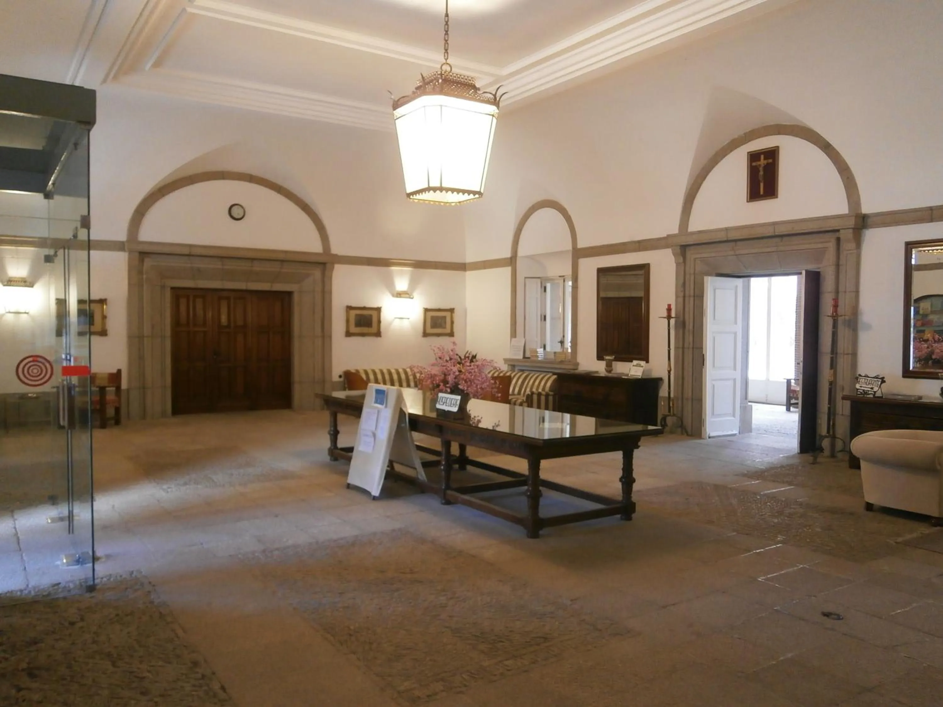 Lobby or reception in Hospedería Santa Cruz